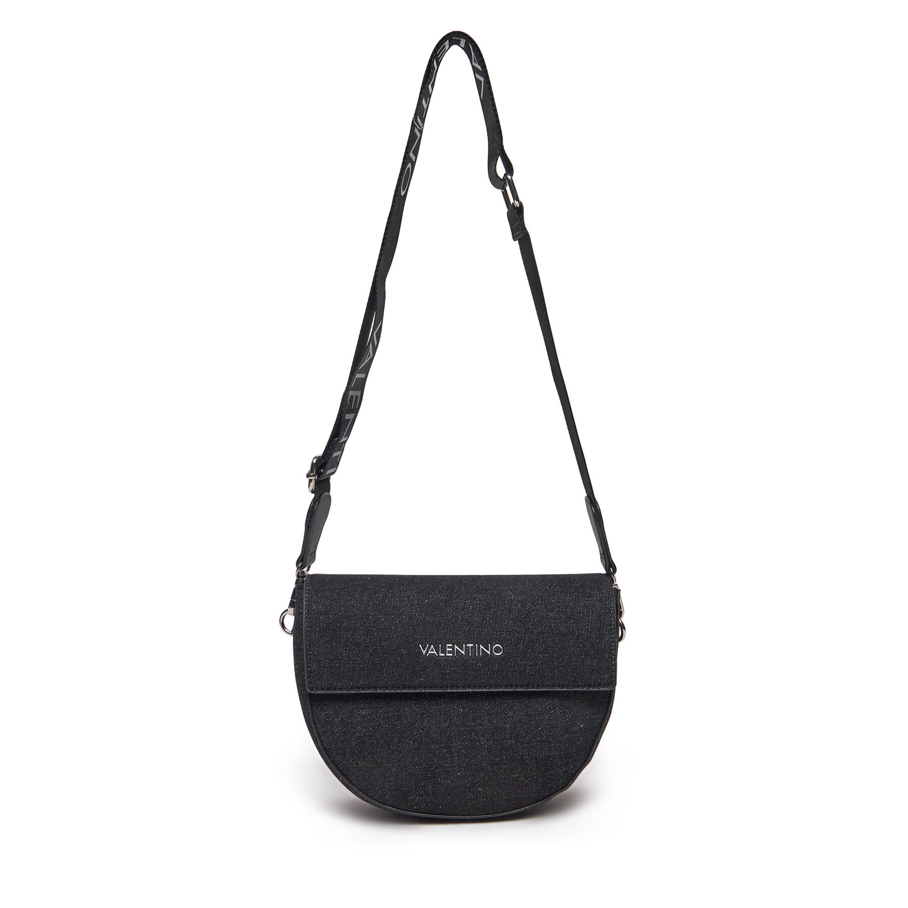 Handtasche Valentino Bigs Denim VBS7SO02RE Schwarz, Größe OS