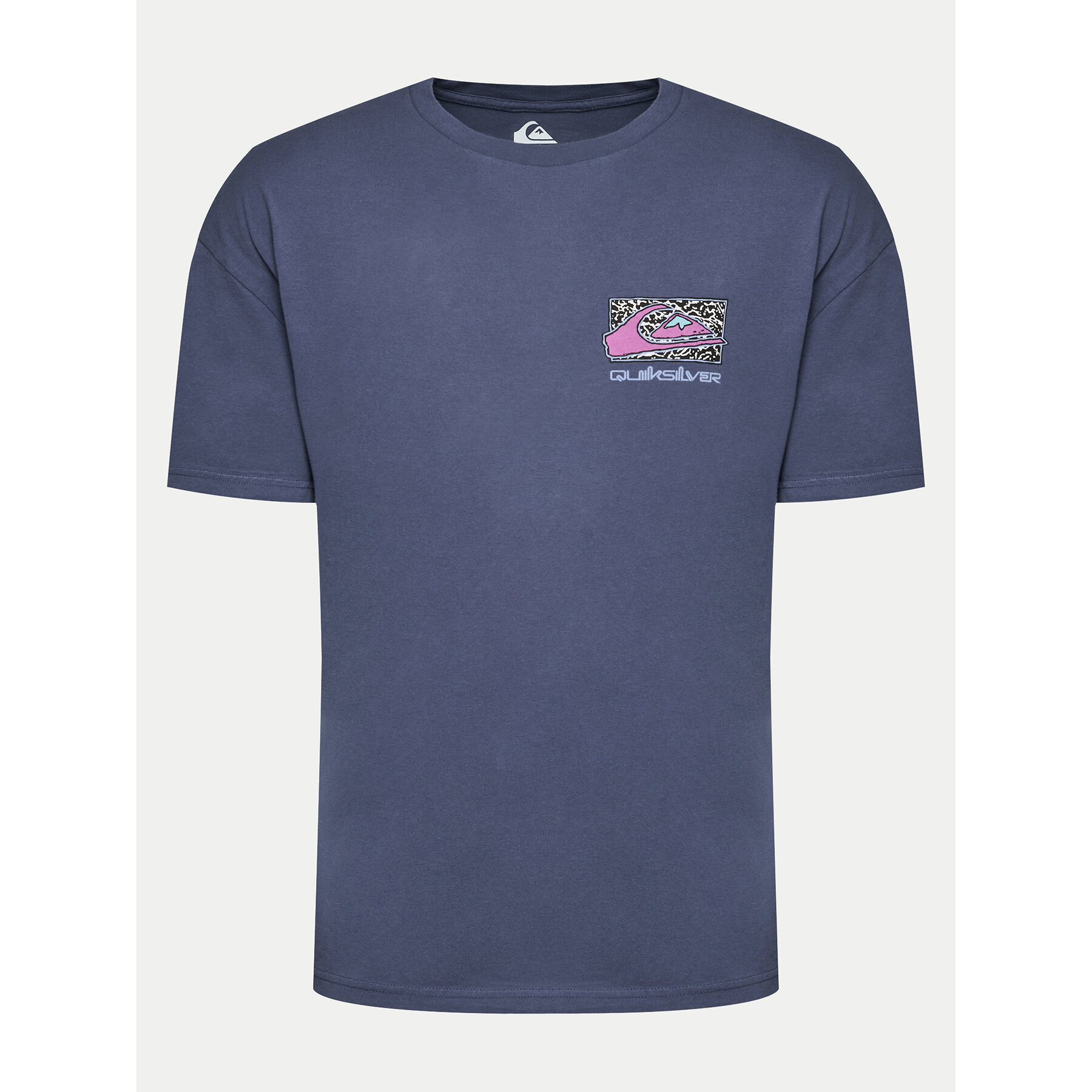 Quiksilver Póló Spin Cycle EQYZT07653 Sötétkék Regular Fit