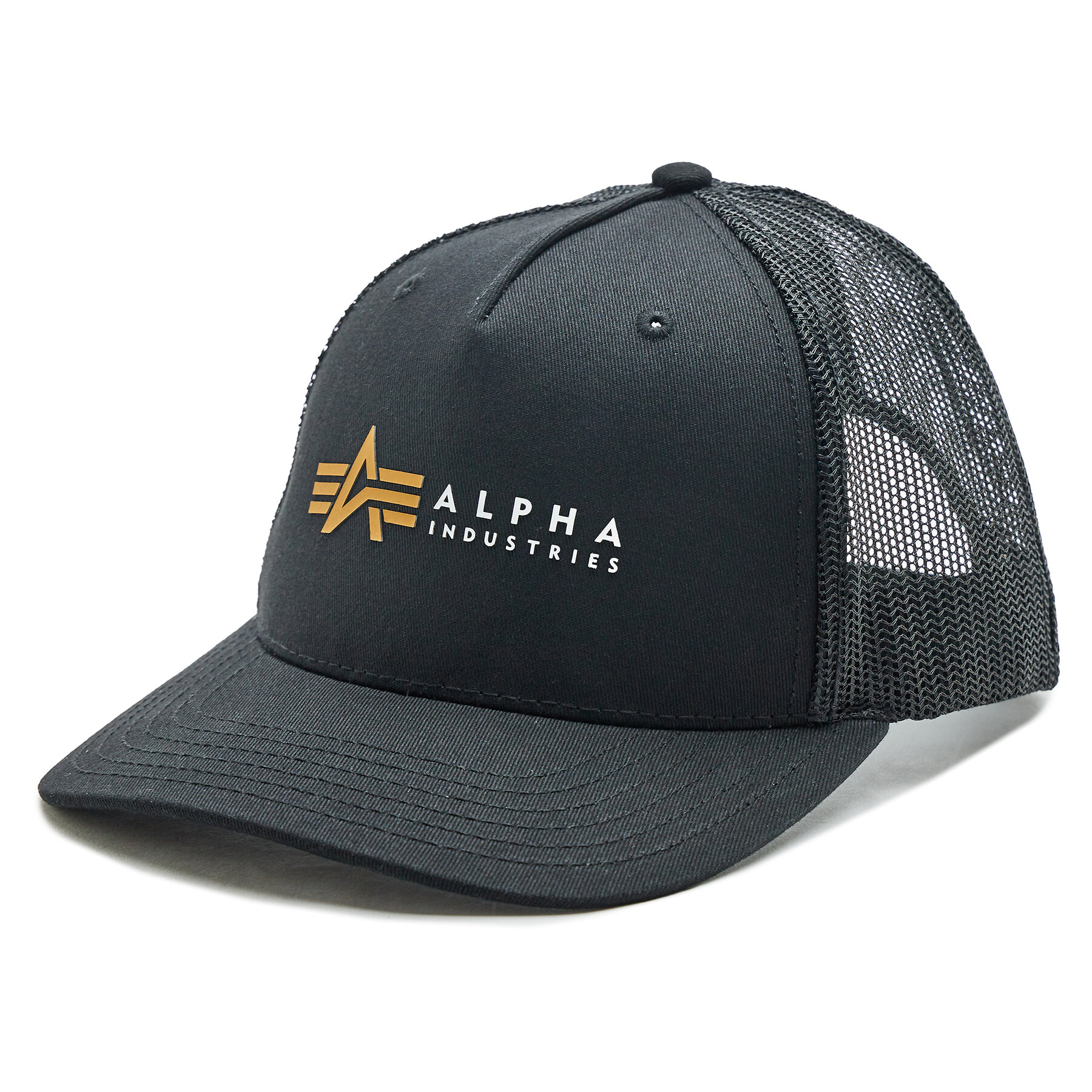 Šiltovka Alpha Industries Label 106901 Čierna