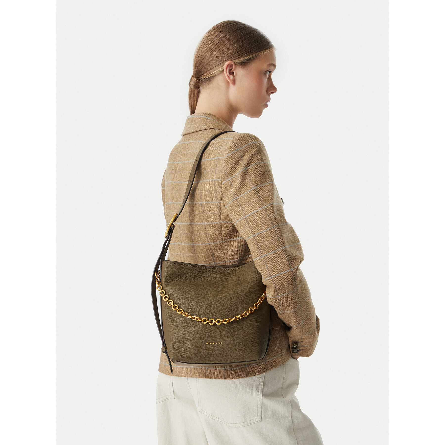 Geantă MICHAEL Michael Kors 30T6AUEM5L Verde