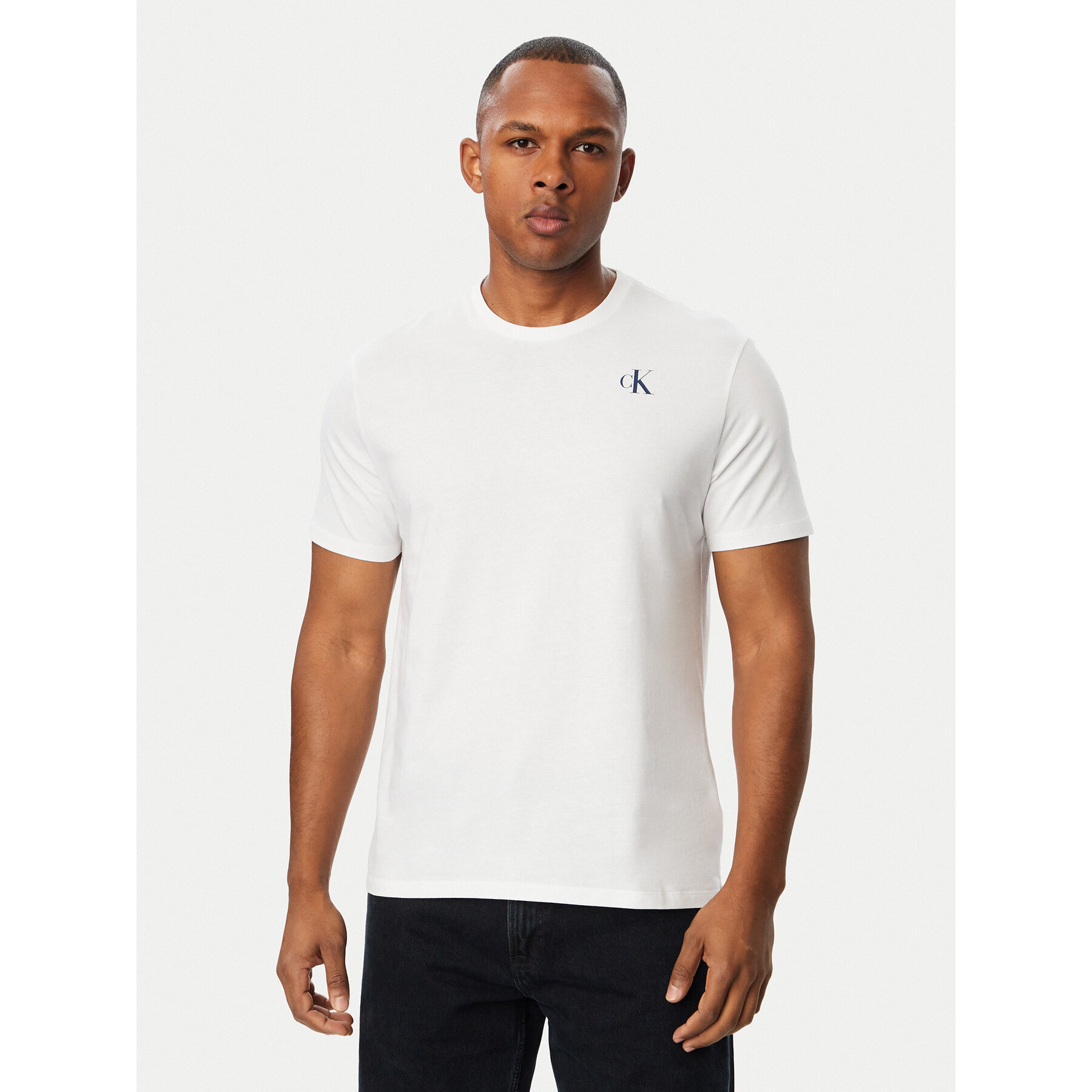 Calvin Klein Jeans T-Shirt LV04RH815G Weiß Regular Fit