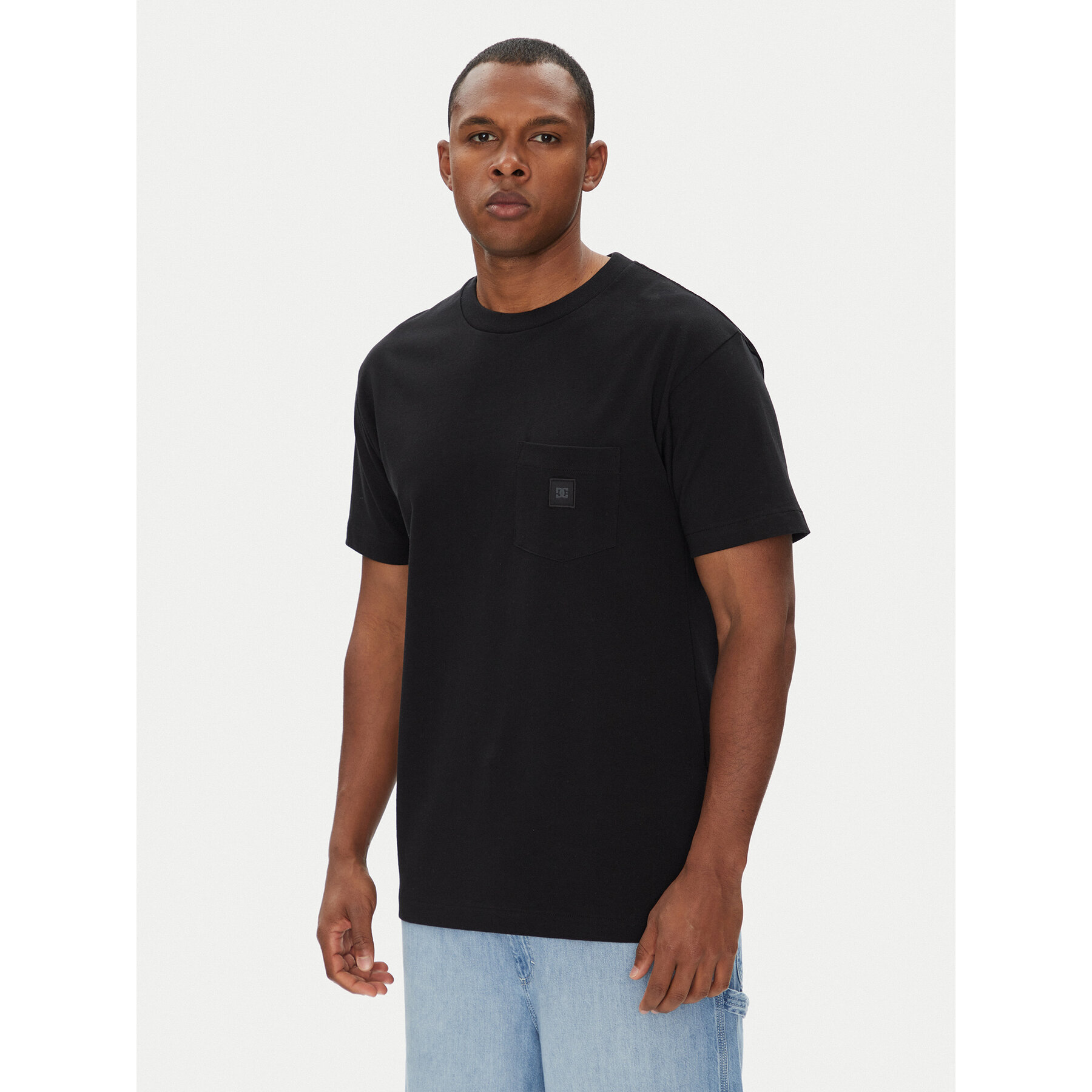 DC Shoes Majica ADYKT03246 Črna Regular Fit