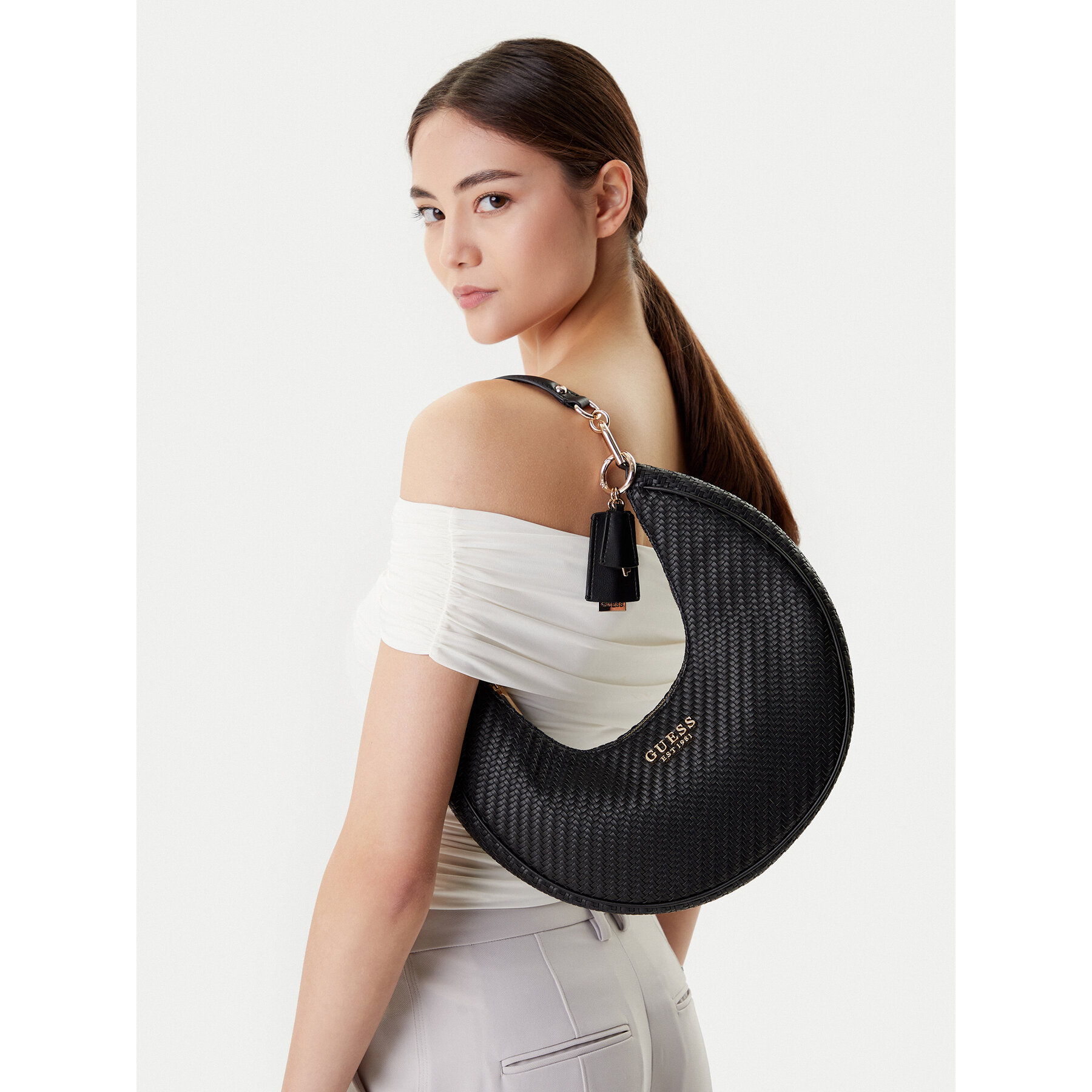 Geantă Guess Mirema HWWG96 31020 Negru