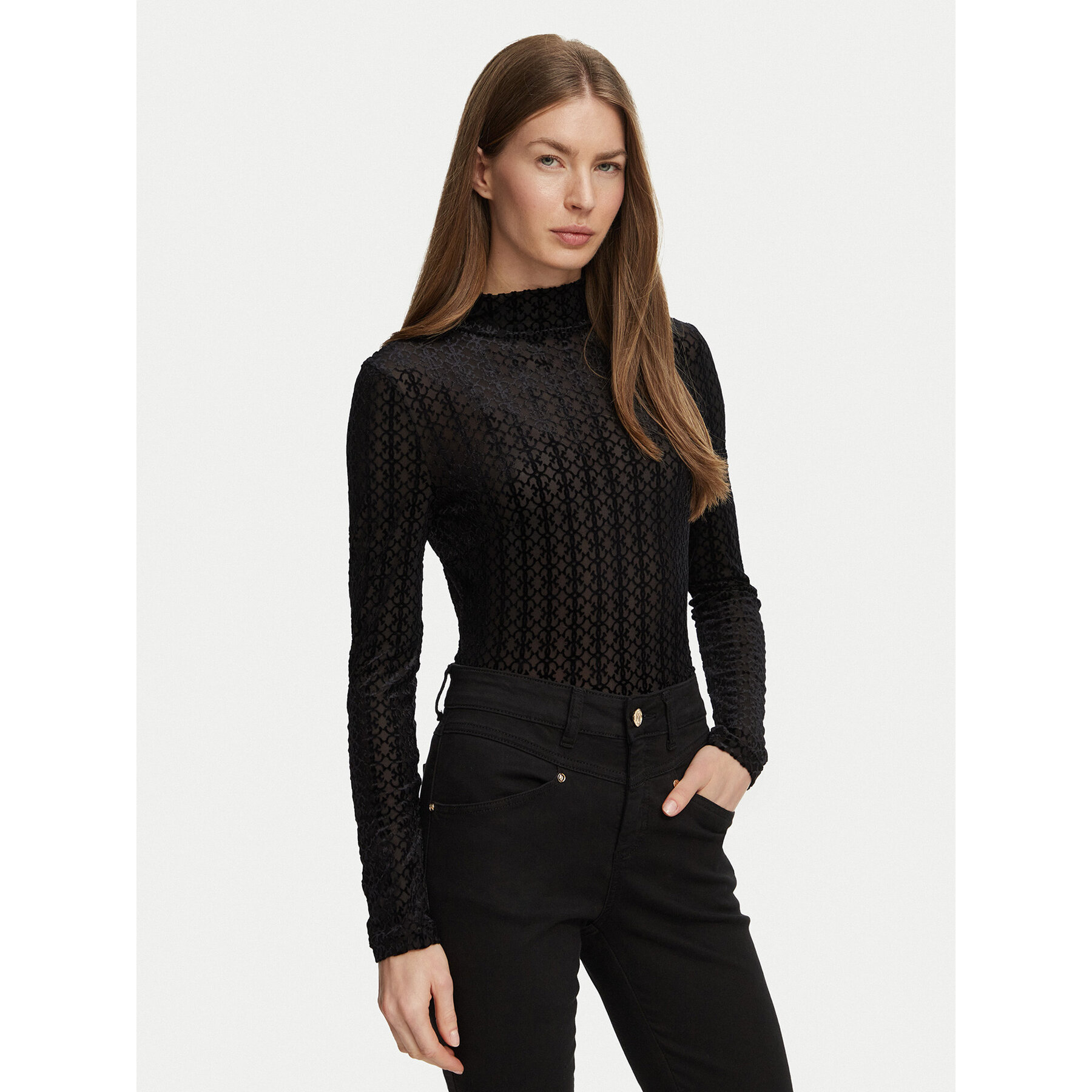 Guess Body O6BM04 K4996 Schwarz Slim Fit