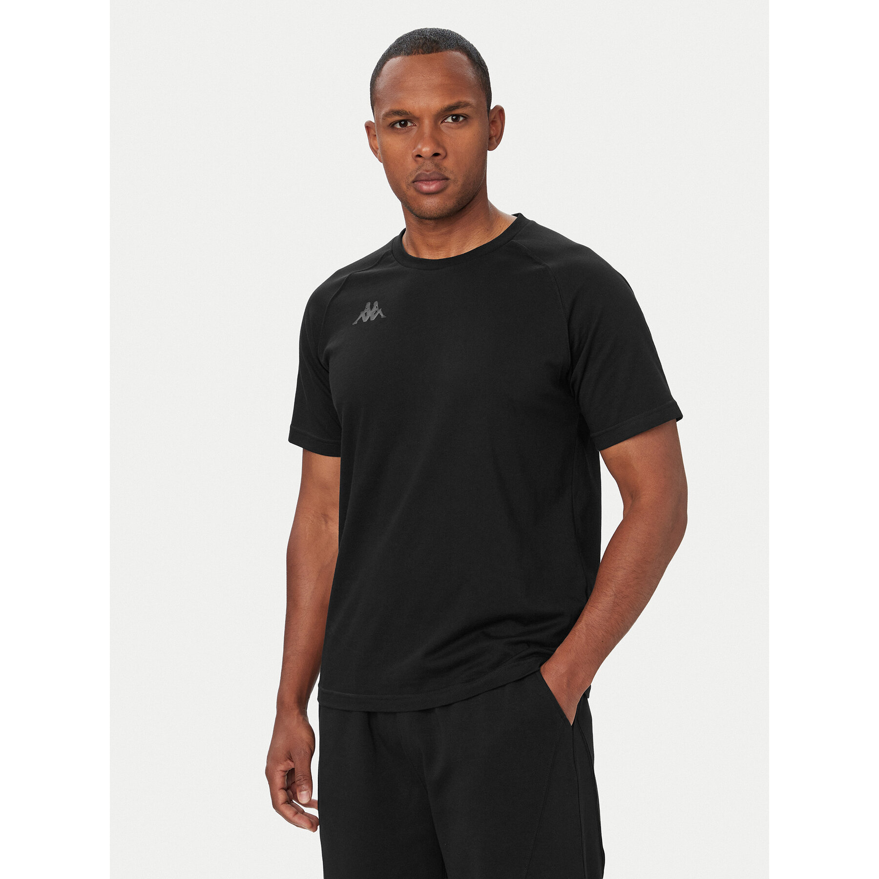 Kappa Majica 34258SW Črna Regular Fit