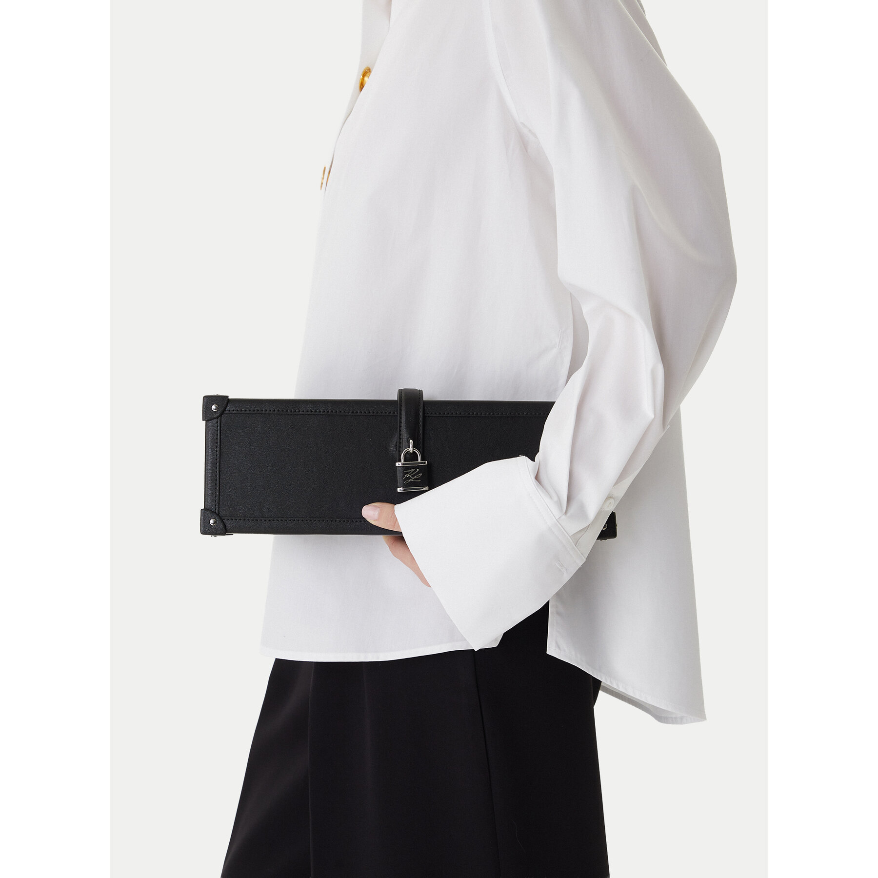 Τσάντα KARL LAGERFELD B1W30265 Μαύρο