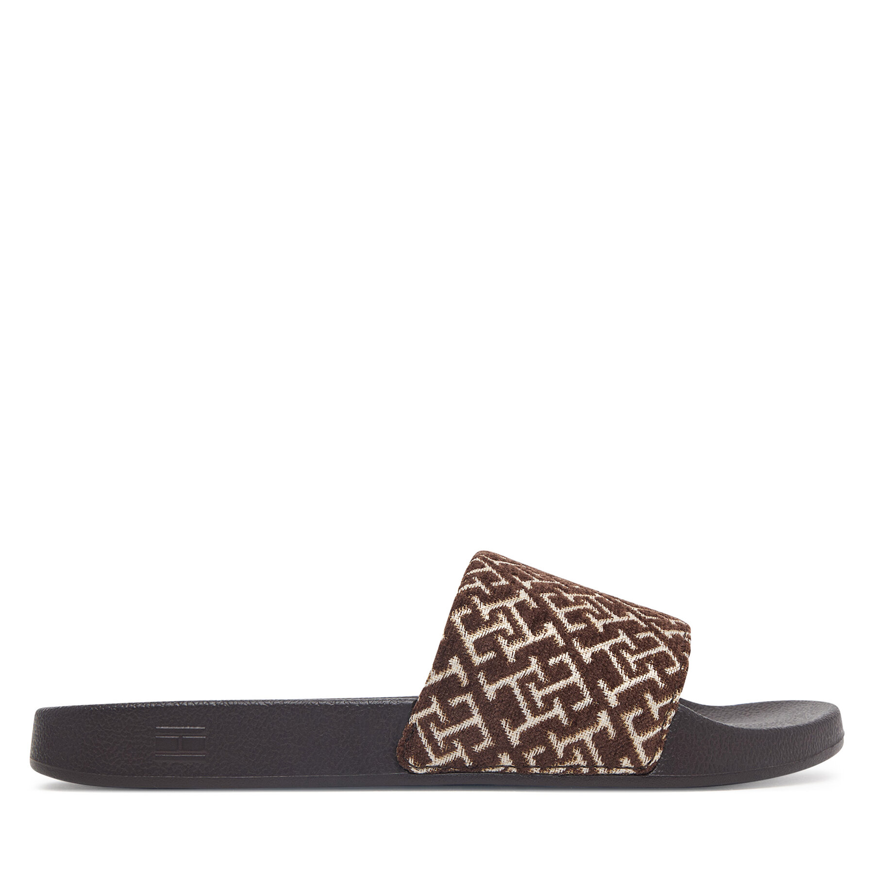 Šľapky Tommy Hilfiger Th Monogram Pool Slide FW0FW09611 Hnedá