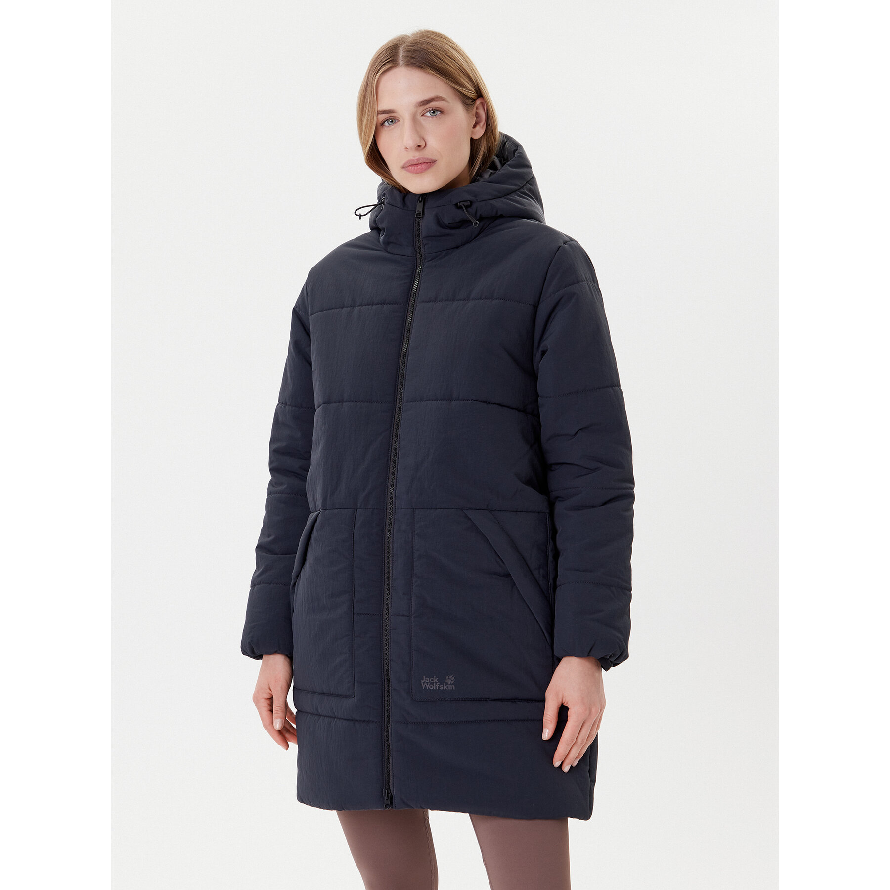 Jack Wolfskin Winterjacke Northern Lite Coat A65067 Dunkelblau Regular Fit