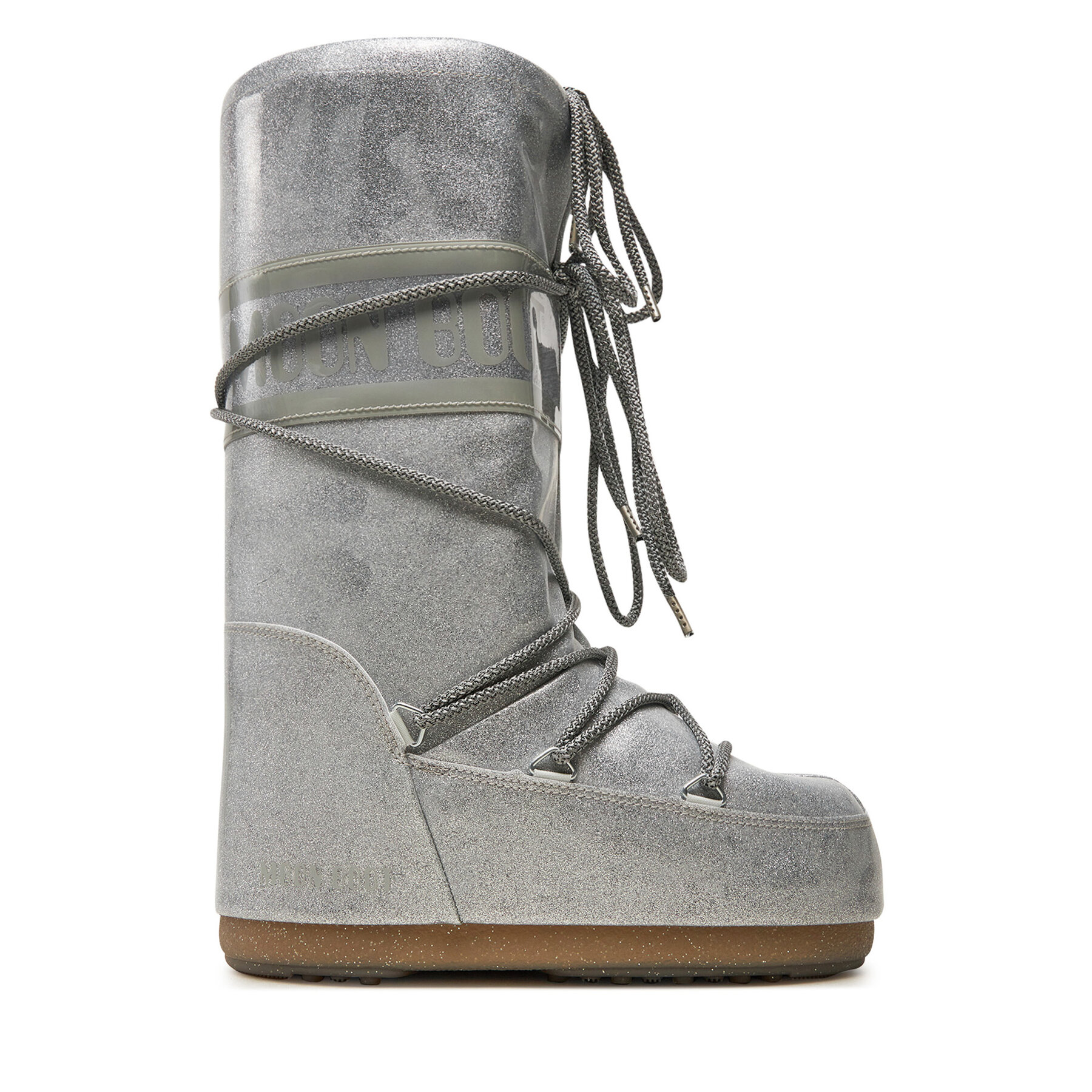 Cizme de zăpadă Moon Boot Icon Glitter 80D1402850 Argintiu