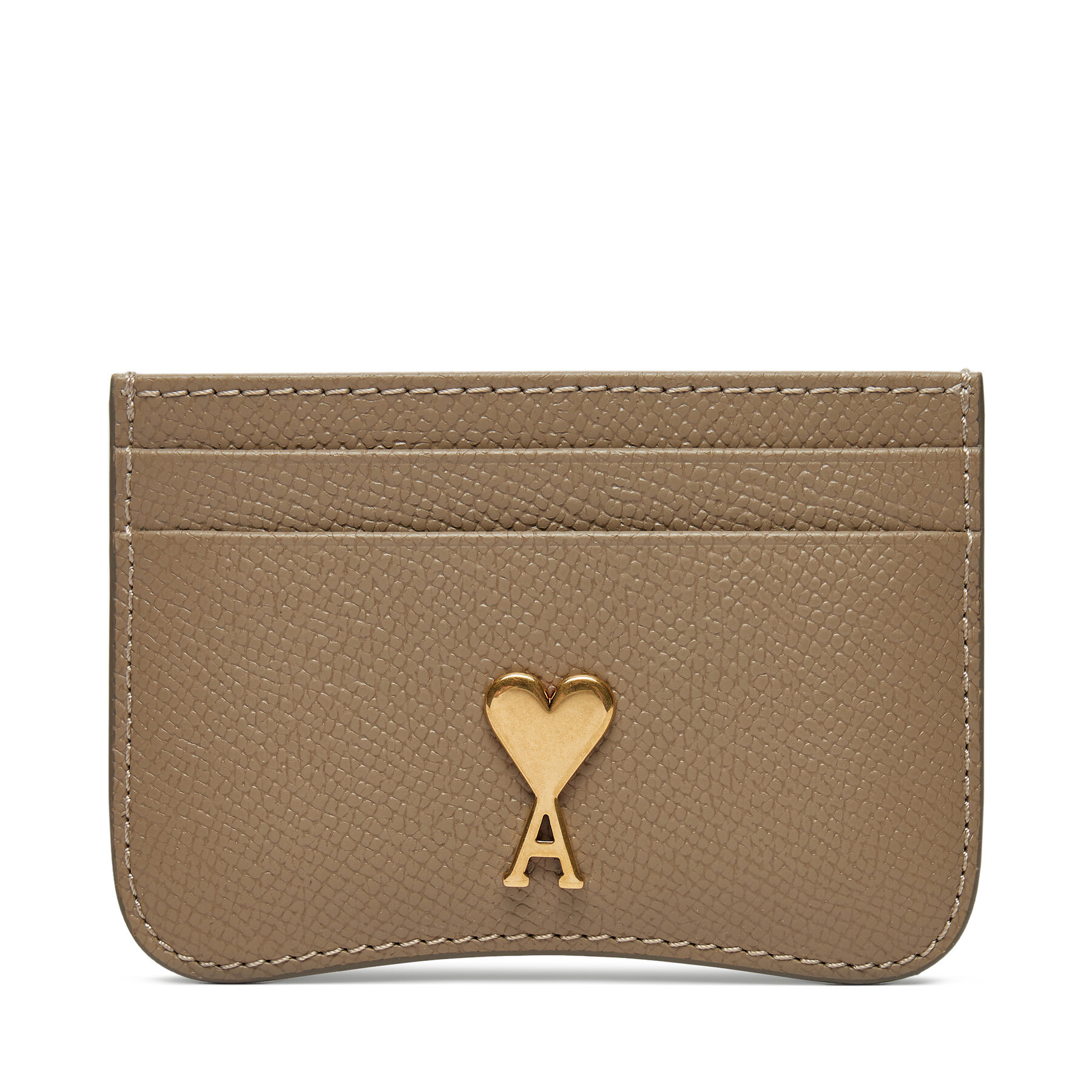Estuche para tarjetas de crédito AMI PARIS USL104.AL0036 Marrón