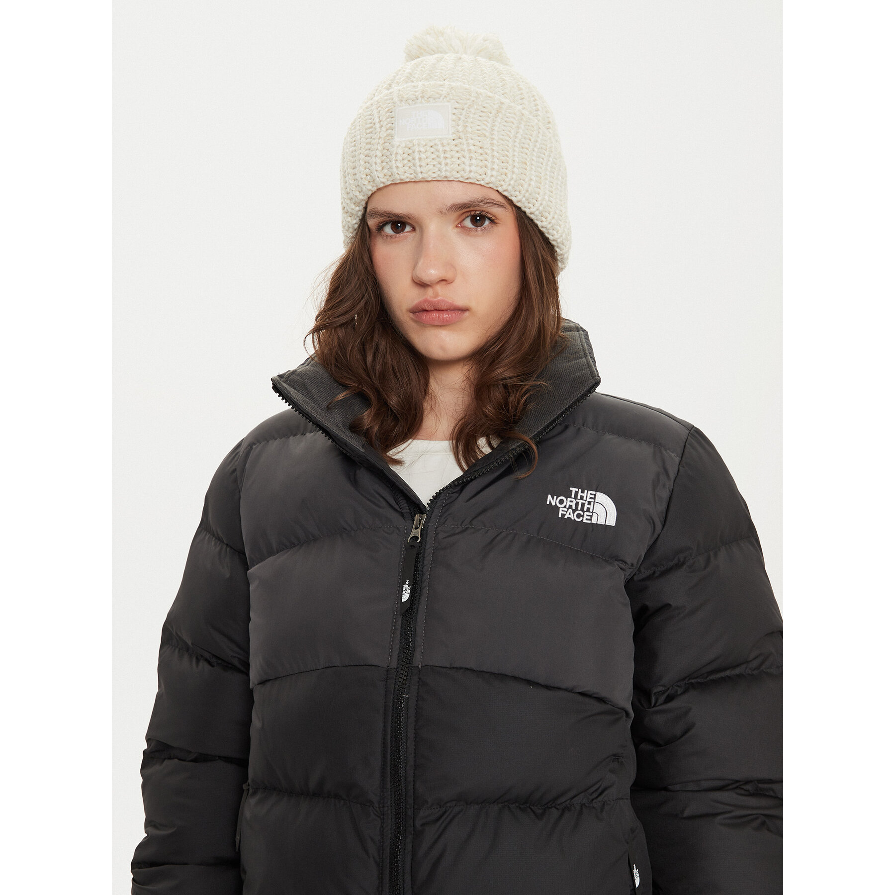 Căciulă The North Face Cosy Chunky Cabin NF0A887W86I1 Écru