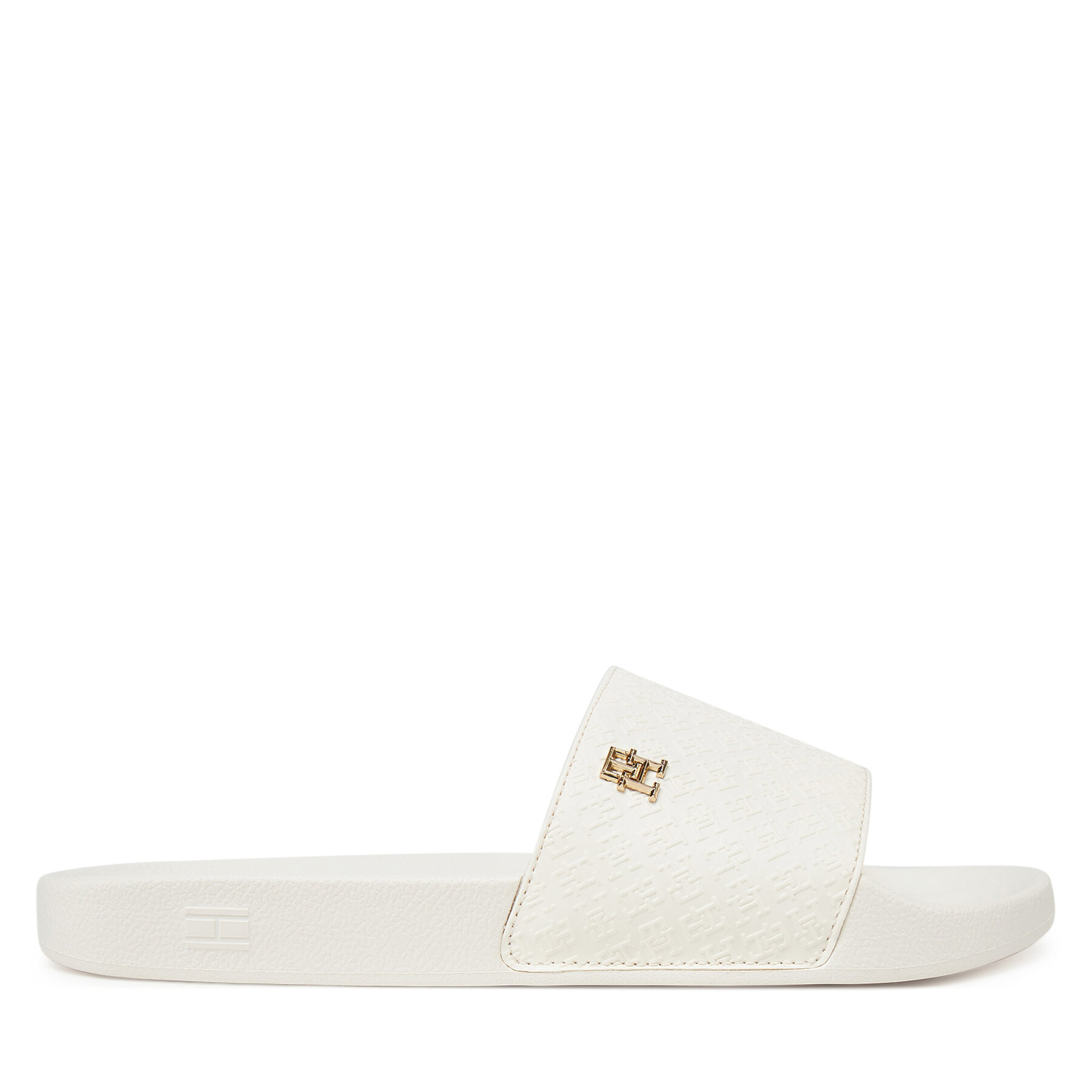 Nazouváky Tommy Hilfiger Th Monogram Poolside FW0FW08525 Bílá
