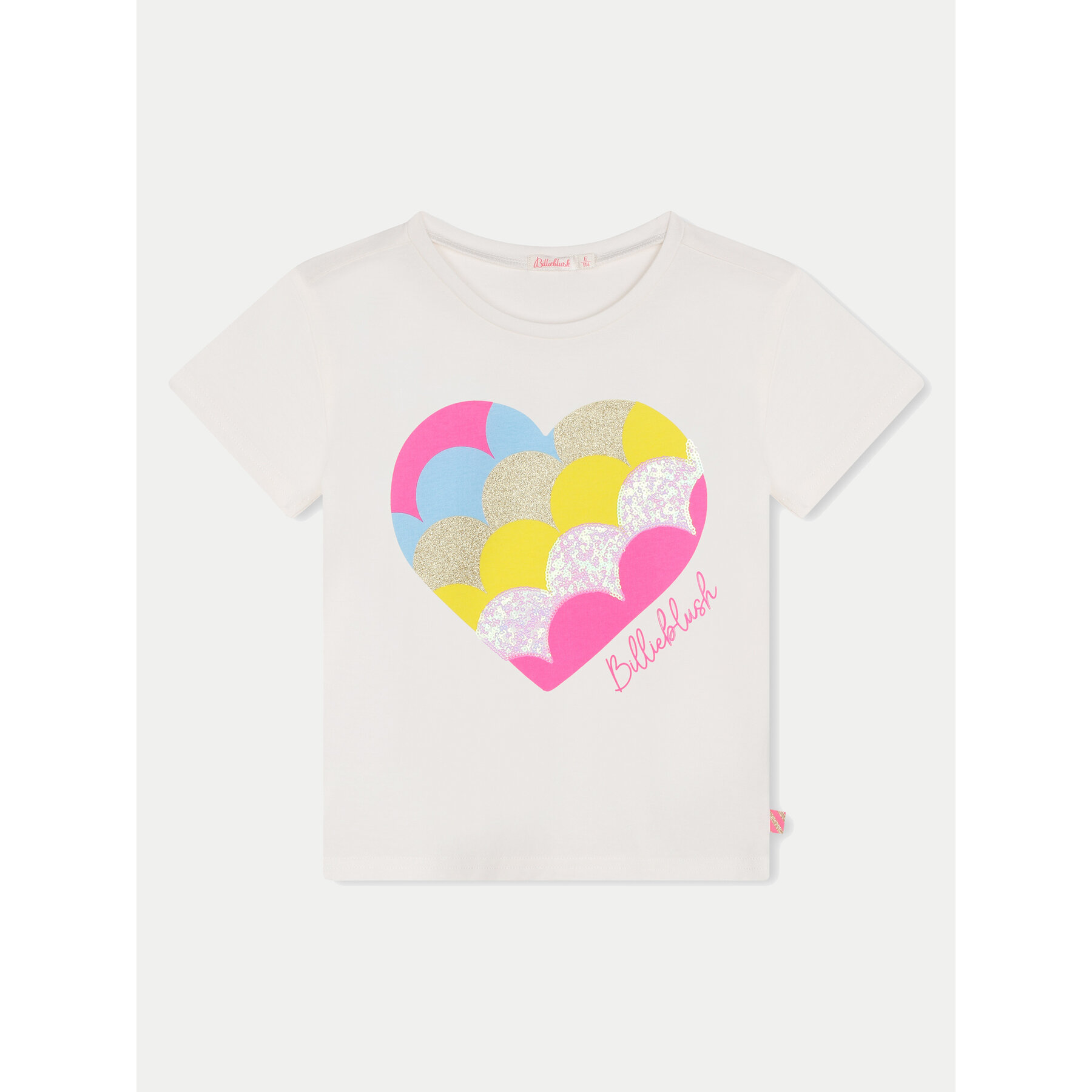 Billieblush Póló U20482 Ekru Regular Fit