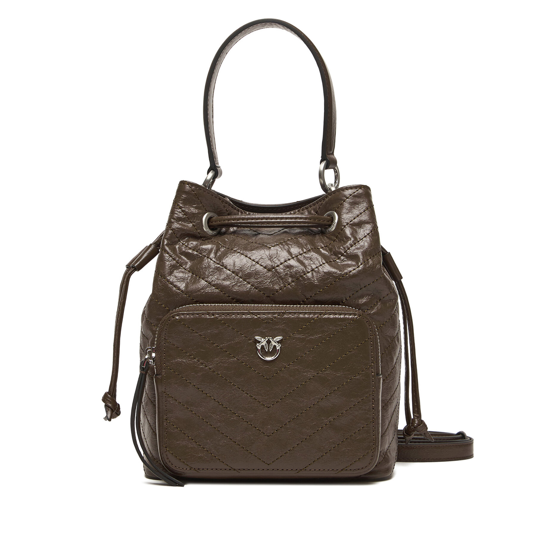 Дамска чанта PINKO Cargo Bucket Al 25-26 PLTT 105112 A2JC Кафяв