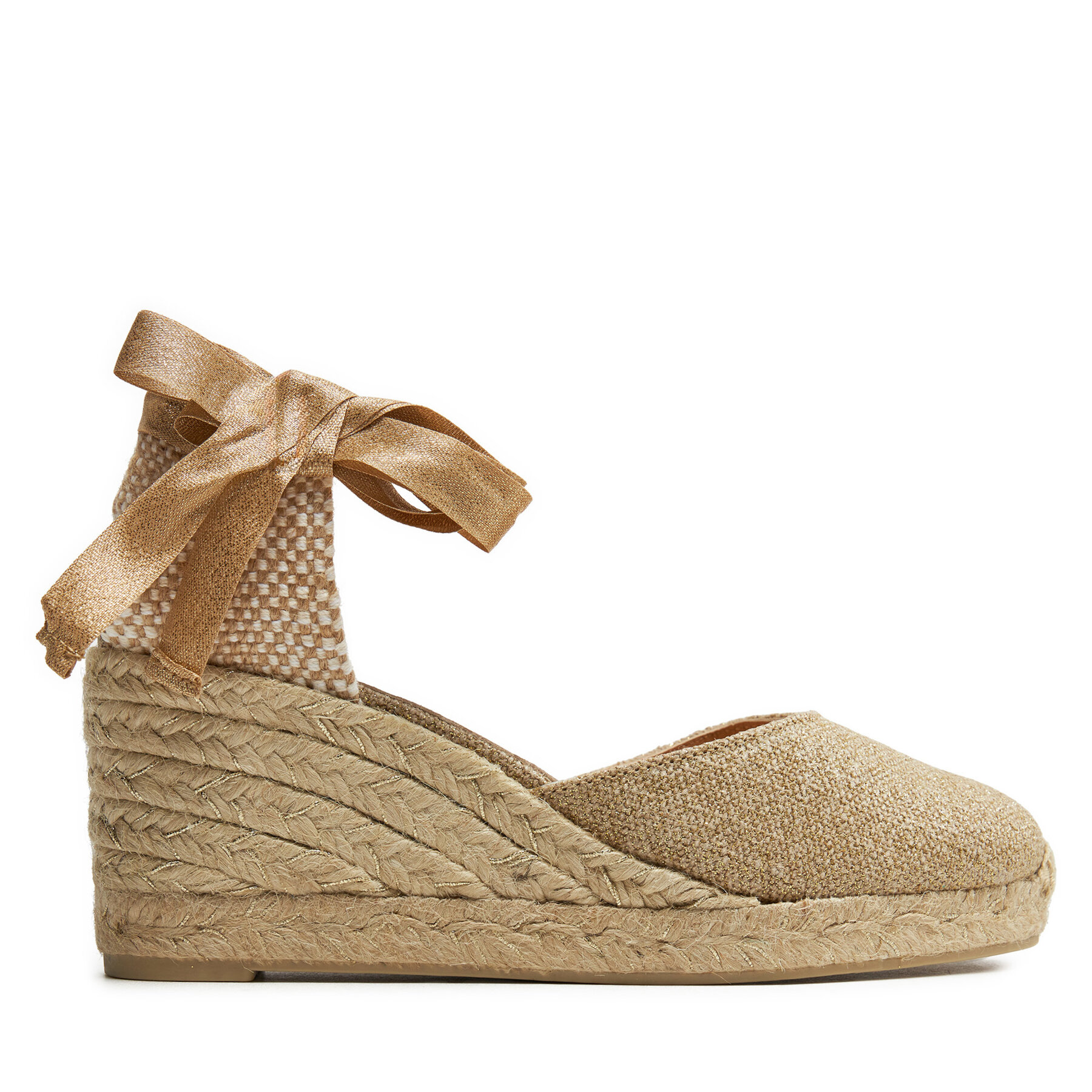 Espadrilky Castañer Carina/6/032 021769 Zlatá