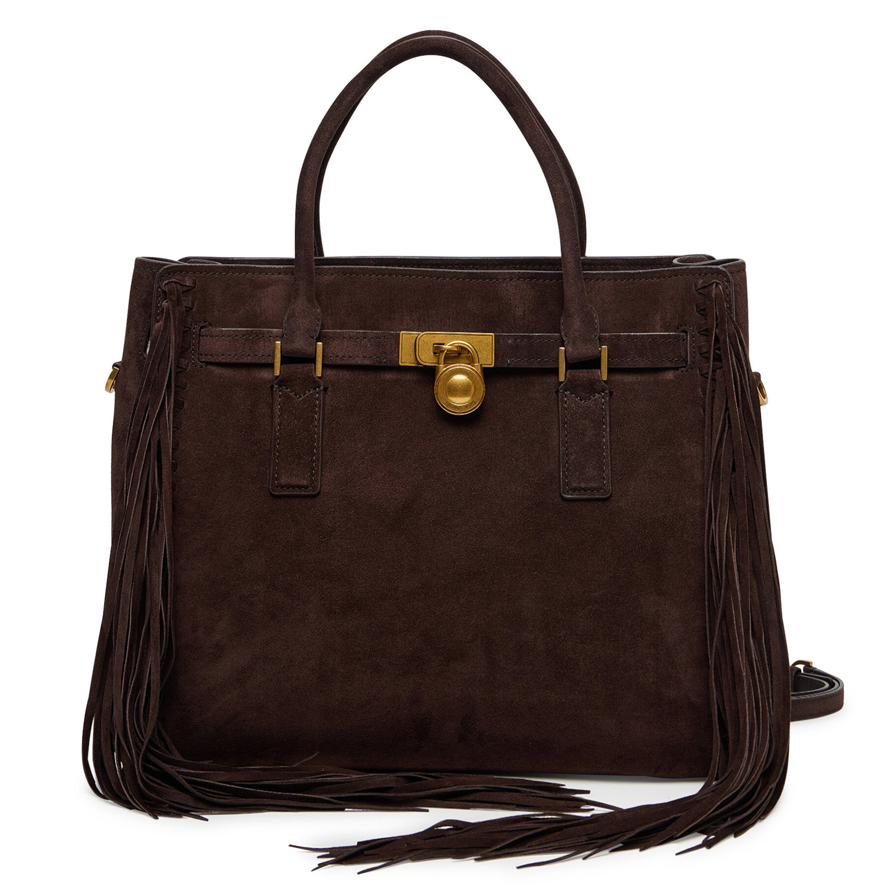 Geantă MICHAEL Michael Kors Hamilton Moderne 30F5ANXS3S Maro