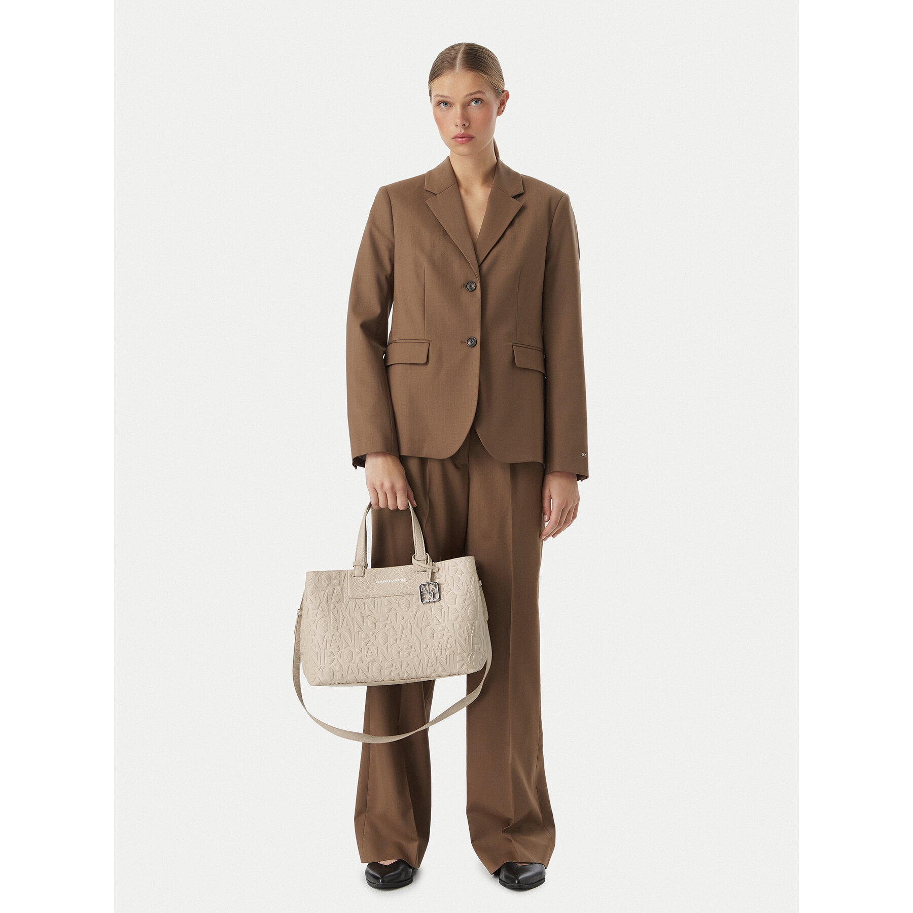 Geantă Armani Exchange XW001222 AF15774 U6208 Bej