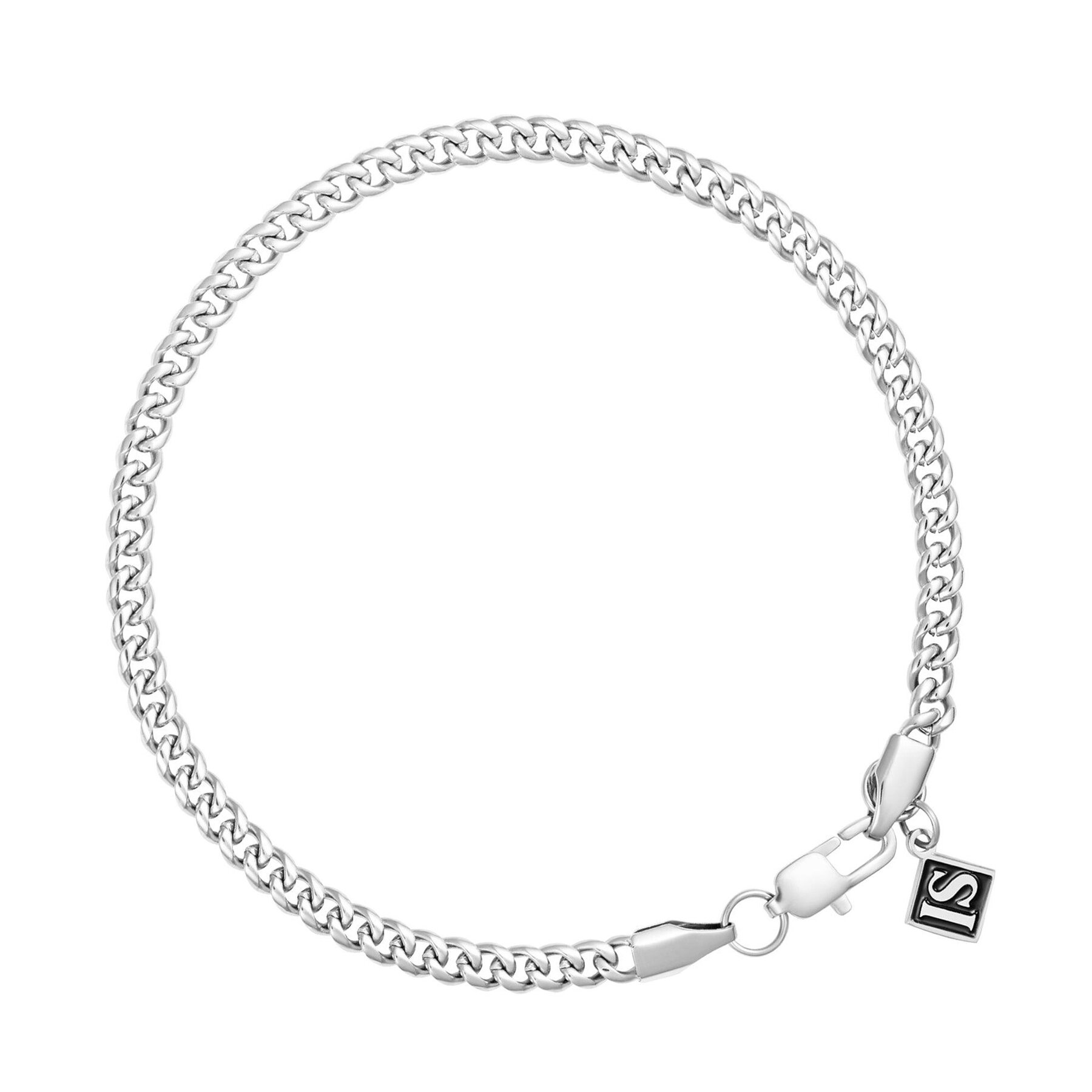 Náramok ICED STUFF Miami Cuban Link Biele zlato