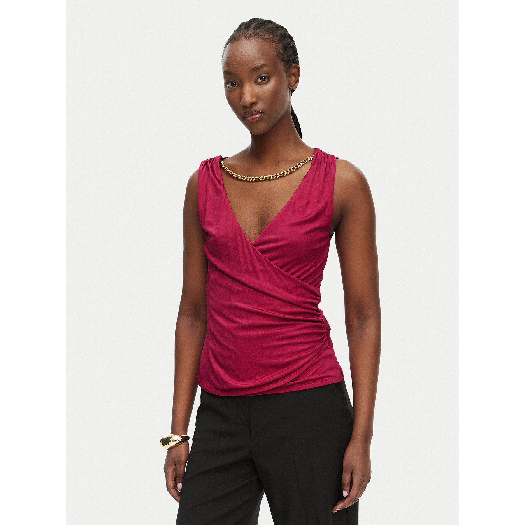 Marciano Guess Top G6GP11 K3617 Ružičasta Slim Fit