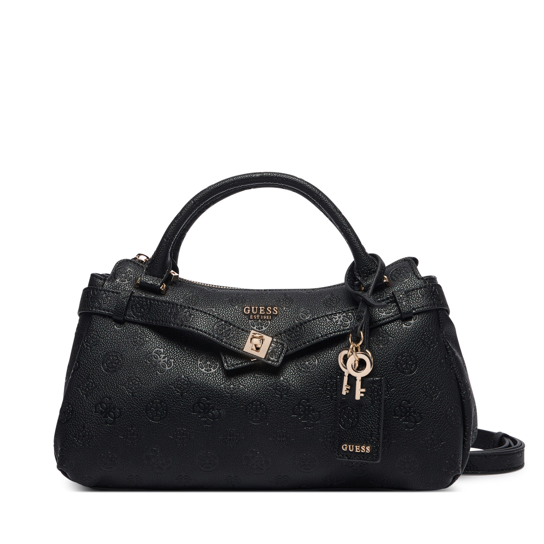 Τσάντα Guess Ella Logo HWPD97 46050 Μαύρο