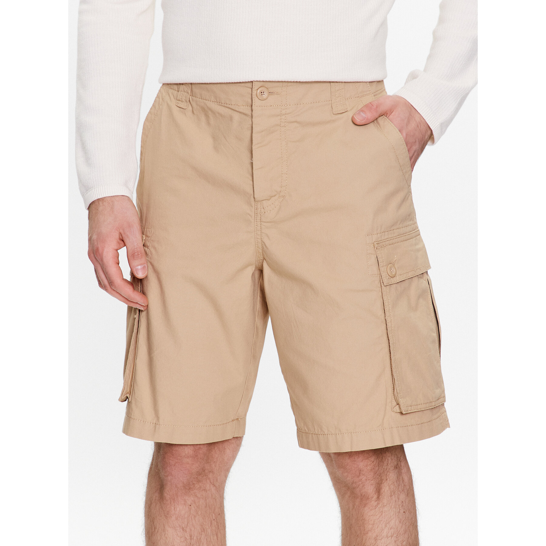 United Colors Of Benetton Stoffshorts 4LN5U9006 Beige Regular Fit
