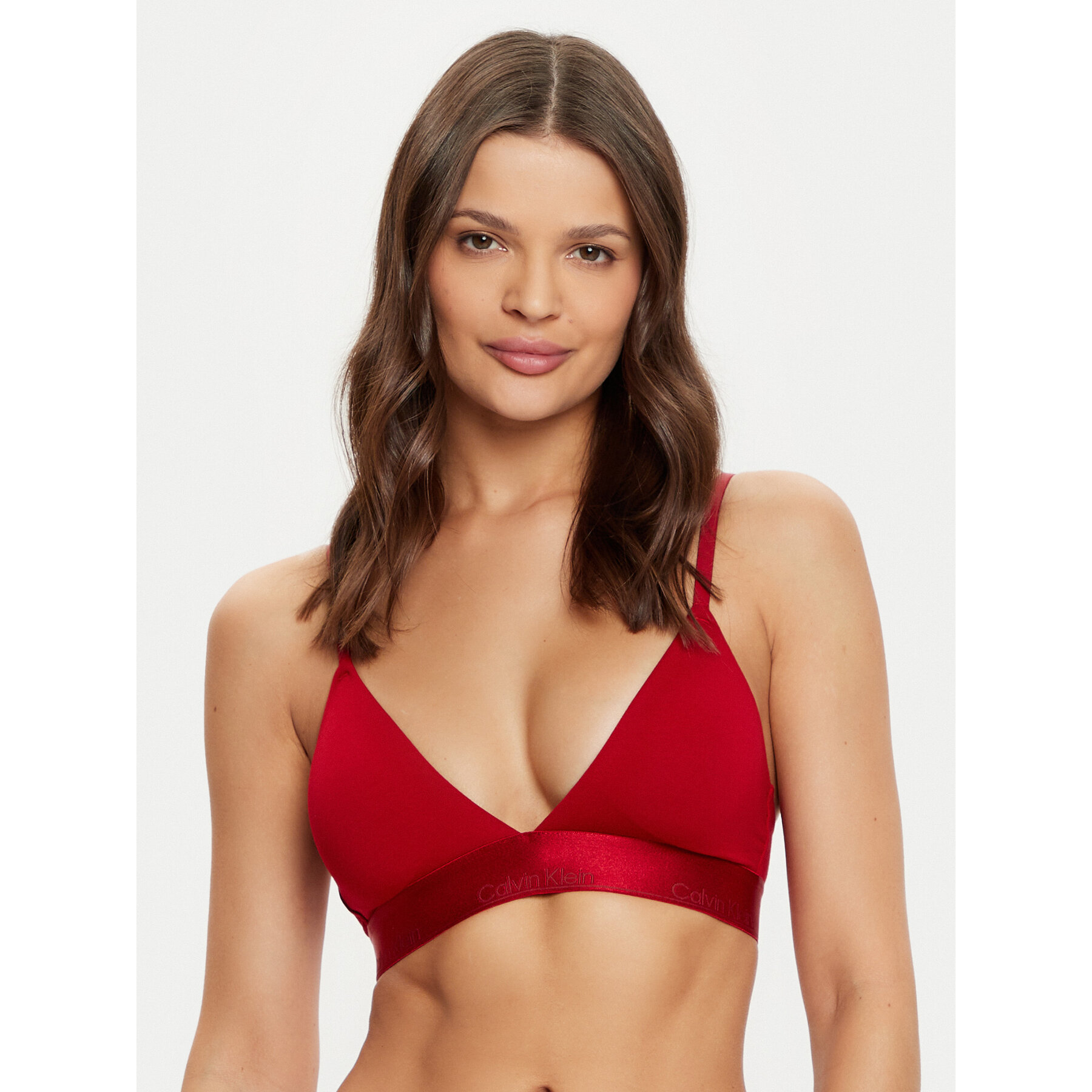 Calvin Klein Underwear Calvin Klein Underwear Σουτιέν Bralette Lightly Lined Triangle 000QF7994E Μπορντό