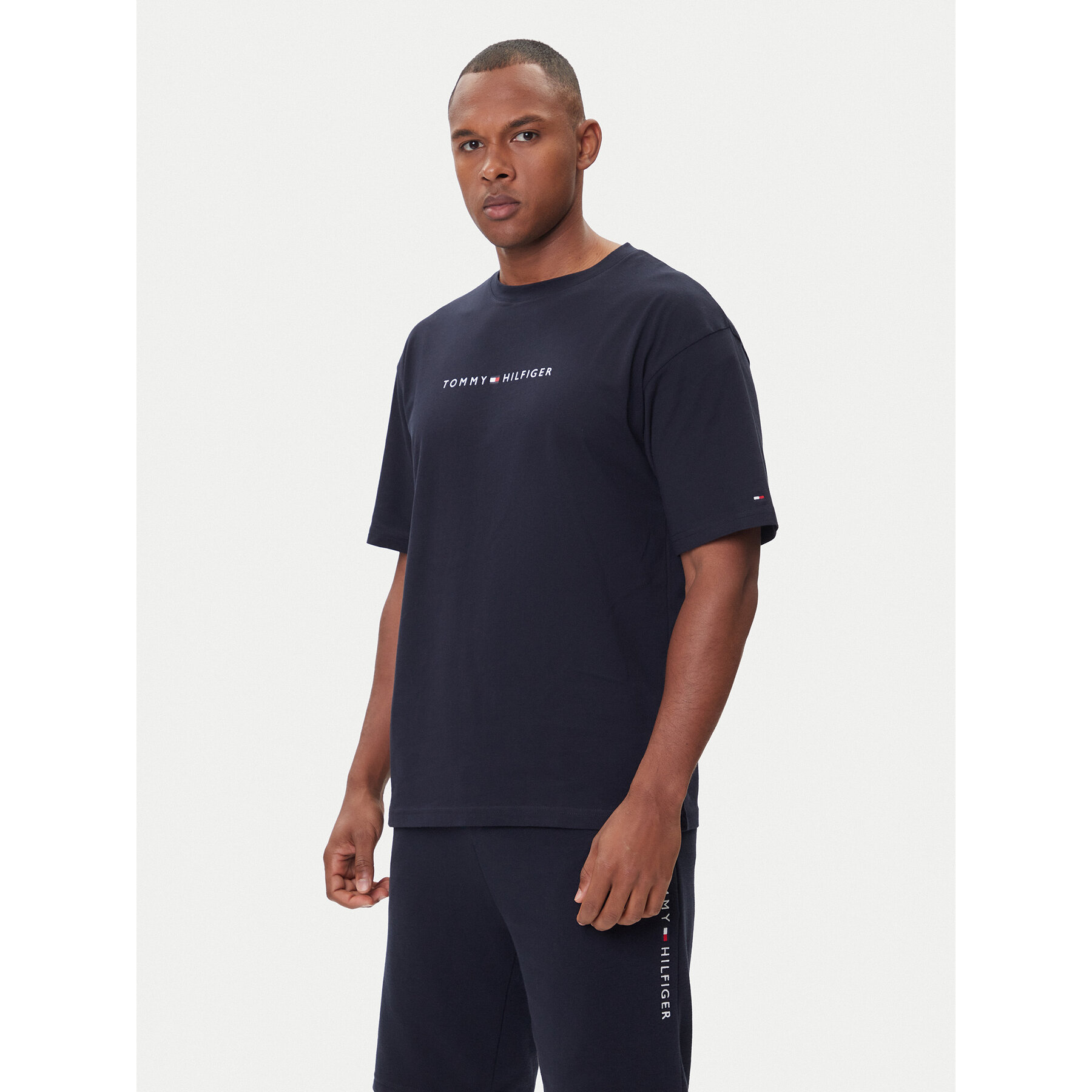 Tommy Hilfiger T-Shirt UM0UM03685 Dunkelblau Regular Fit