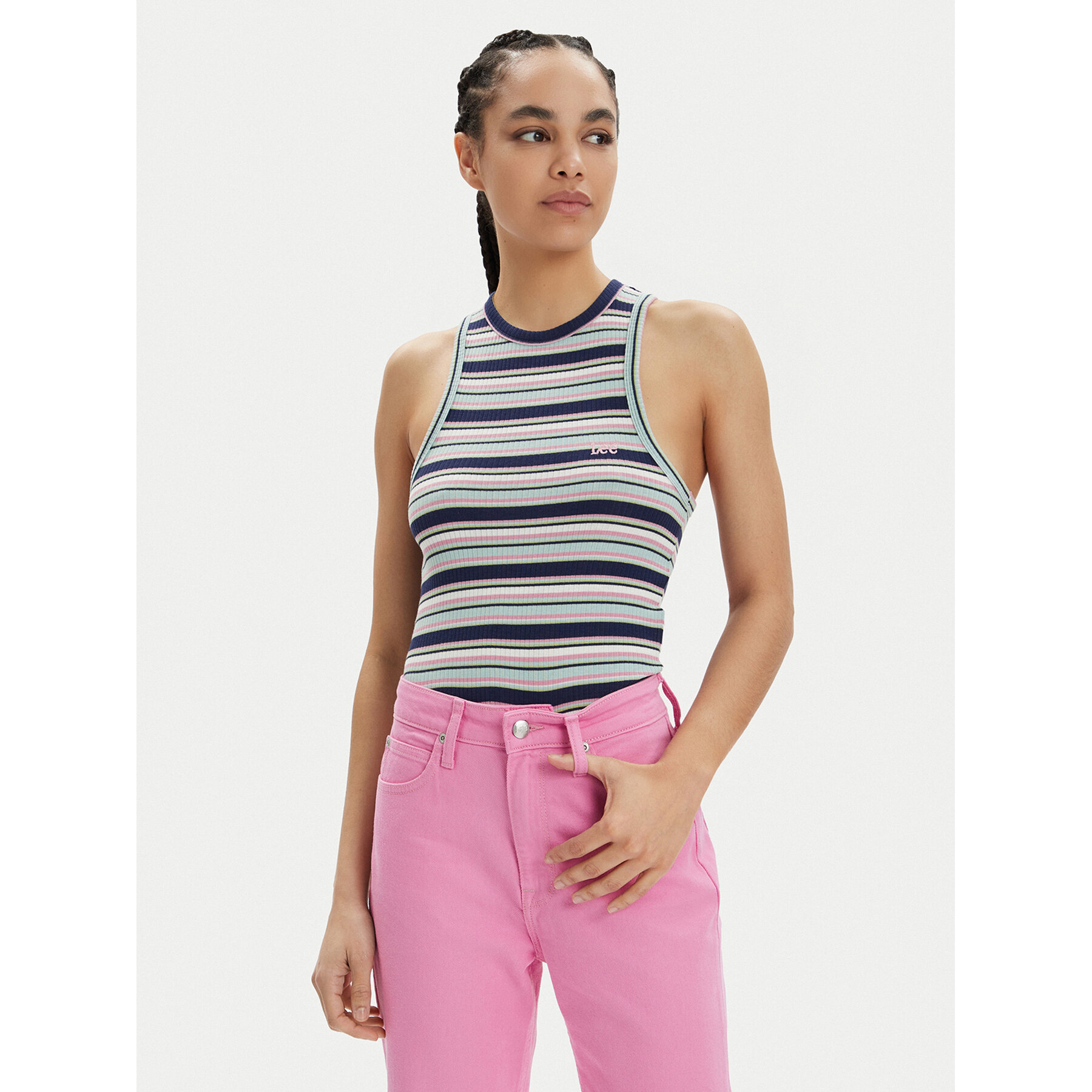 Lee Τοπ 112350213 Έγχρωμο Slim Fit