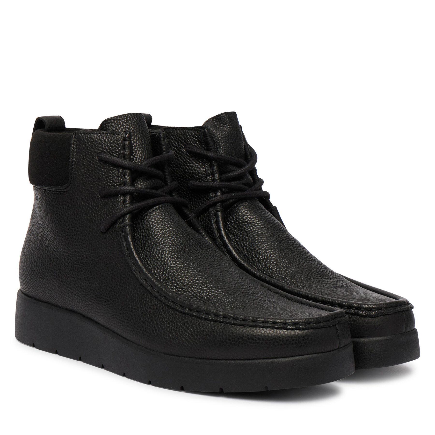 Auliniai batai Calvin Klein Hybrid City Lug Mid Boot F Lth HM0HM02260 Juoda