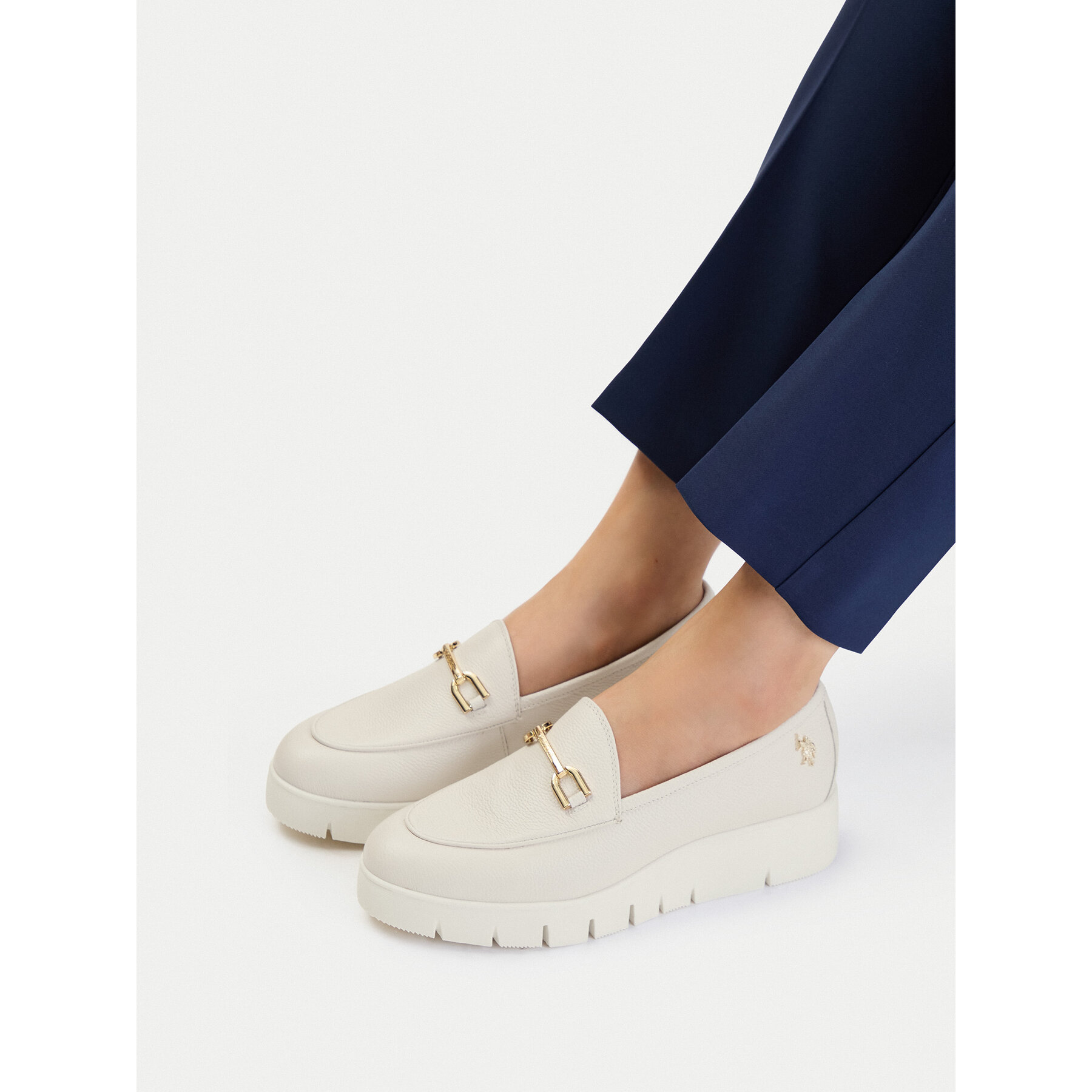 Poltopánky U.S. Polo Assn. EO-NOVA001W/6L1 Écru