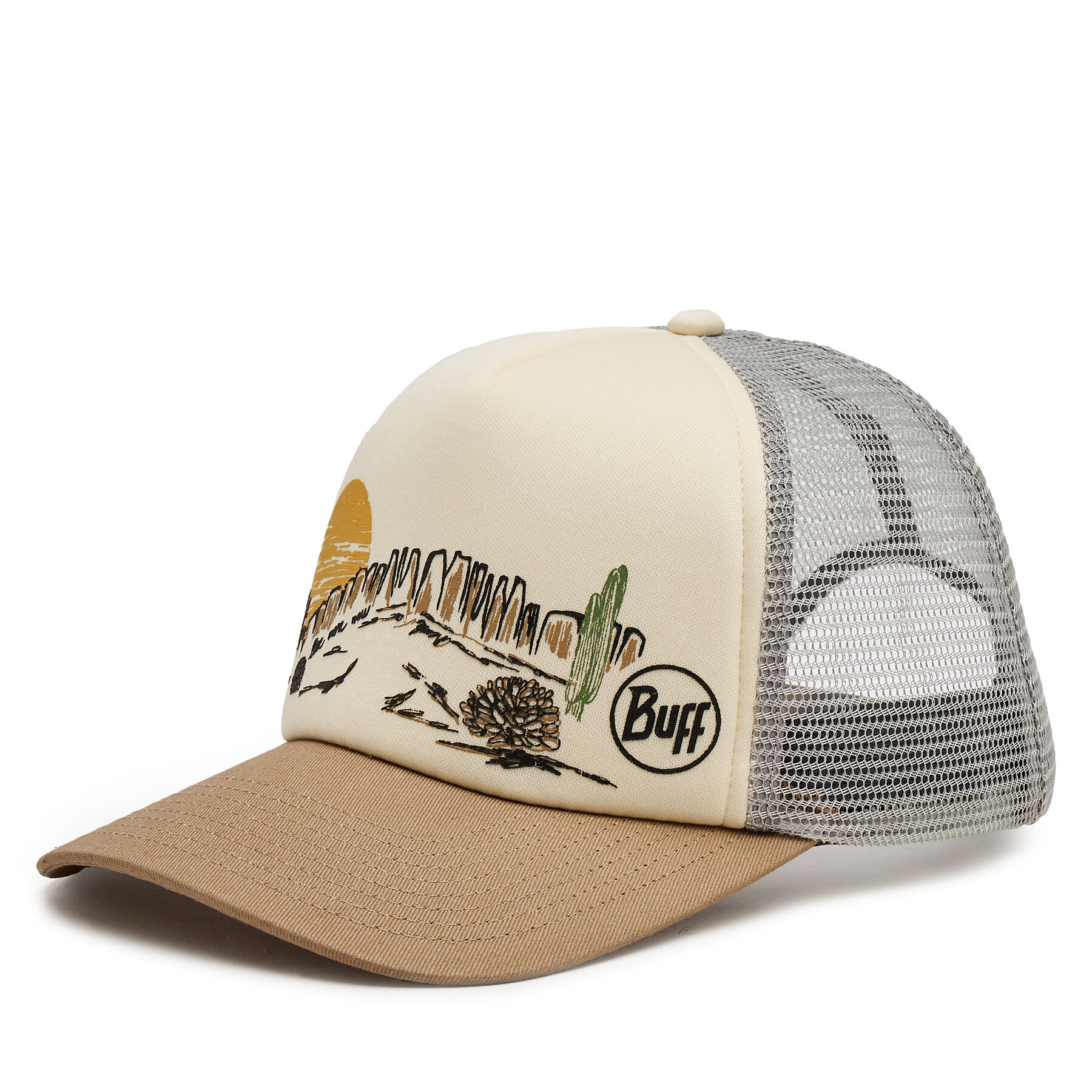 Cap Buff Trucker Cap Lach 133556.555.30.00 Beige, Größe L_XL