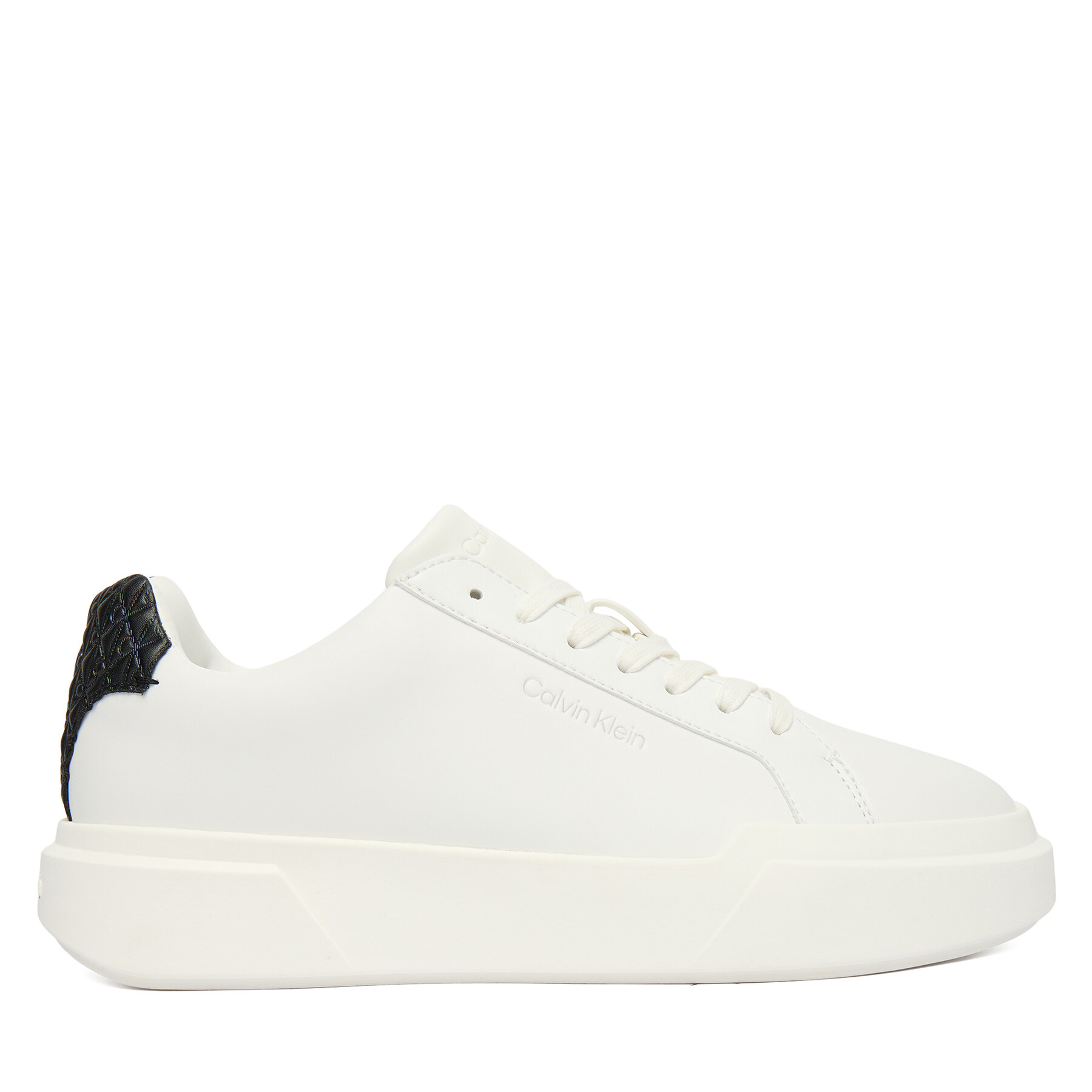 Sportcipők Calvin Klein Chunky Cupsole Laceup Lth Bt Aop YW0YW02036 Fehér