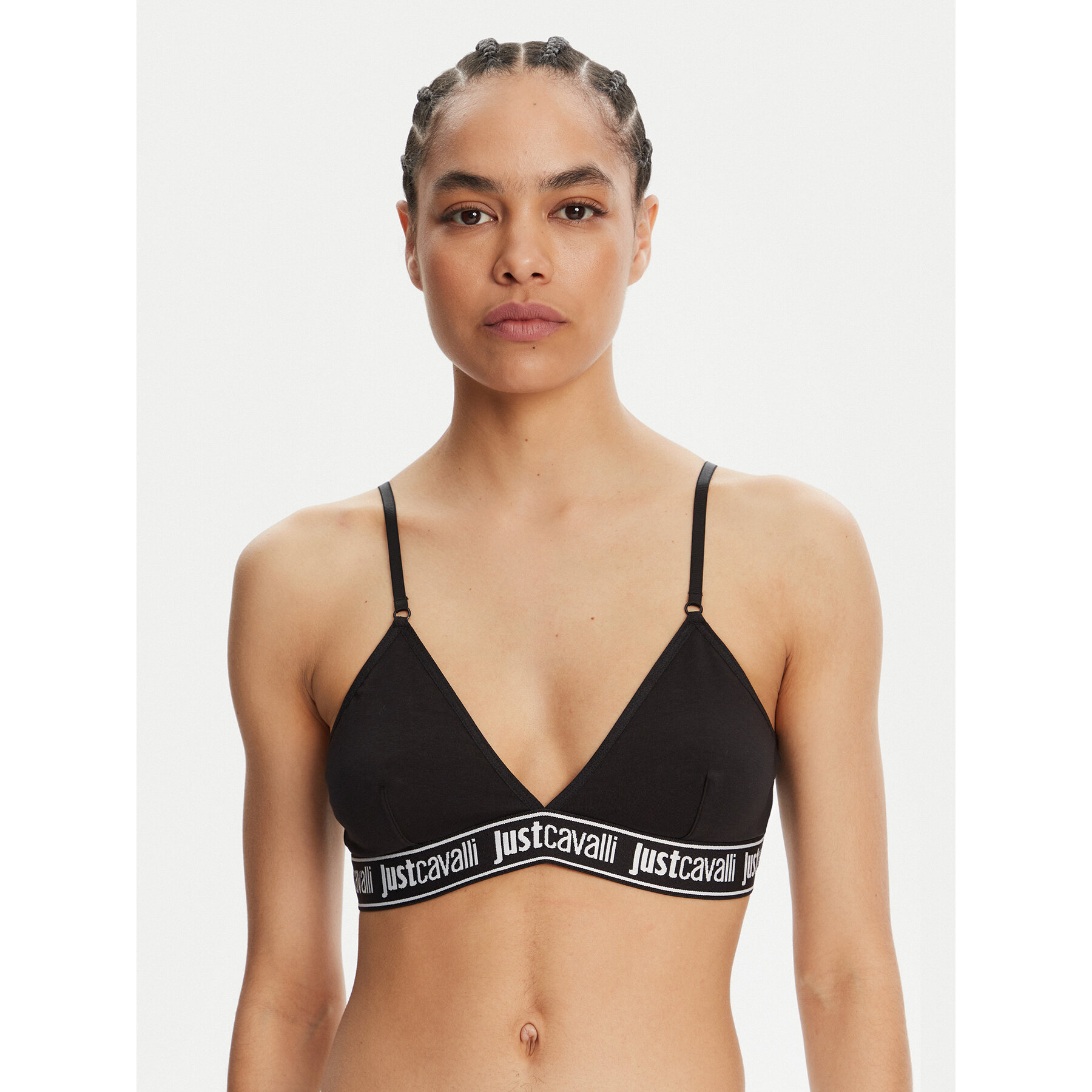 Just Cavalli Bralette melltartó 78PAJU03 CJUT2 Fekete