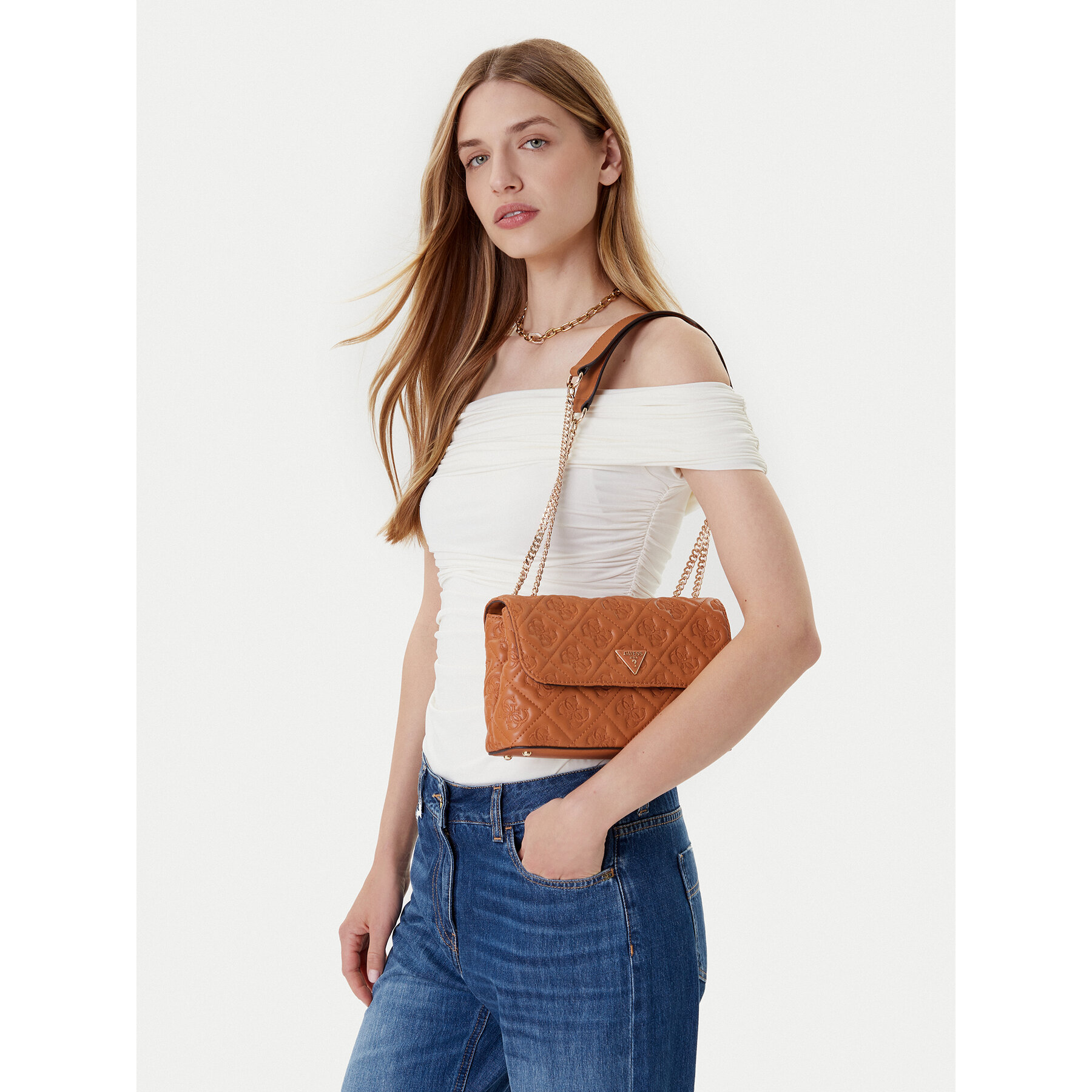 Torbica Guess HWQL96 58210 Smeđa