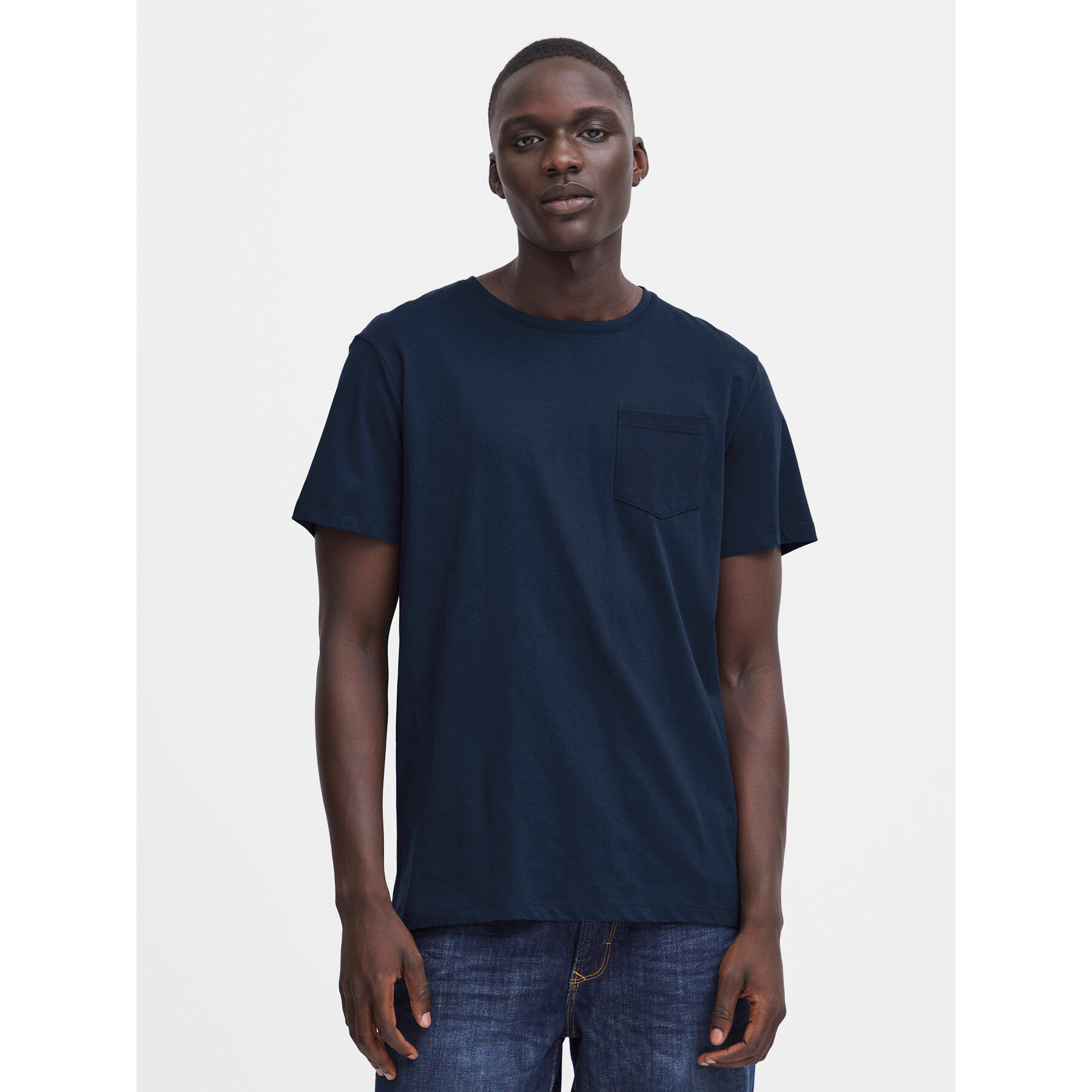 Blend Blend T-Shirt 20716515 Σκούρο μπλε Regular Fit