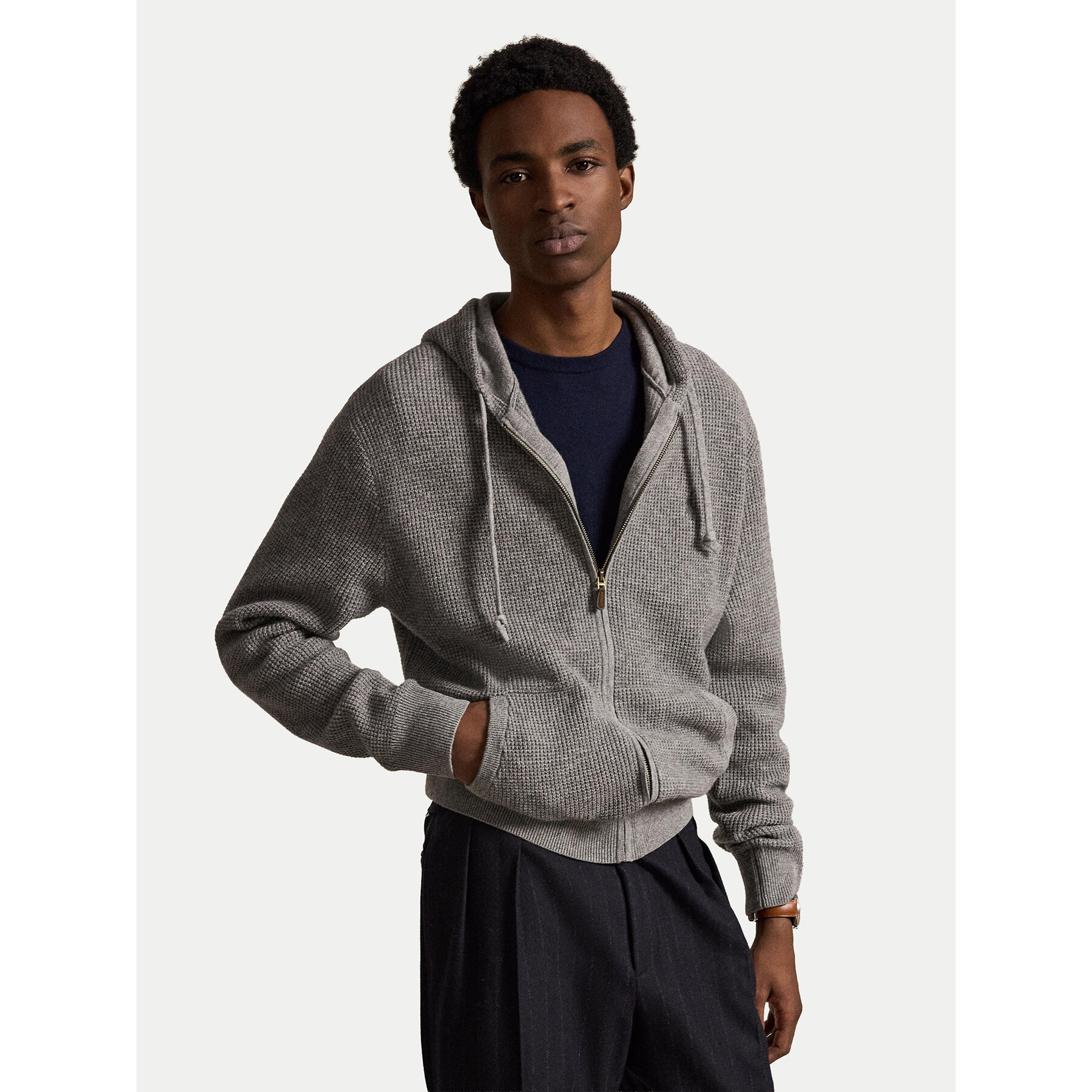 Polo Ralph Lauren Strickjacke 710B26780002 Grau Regular Fit