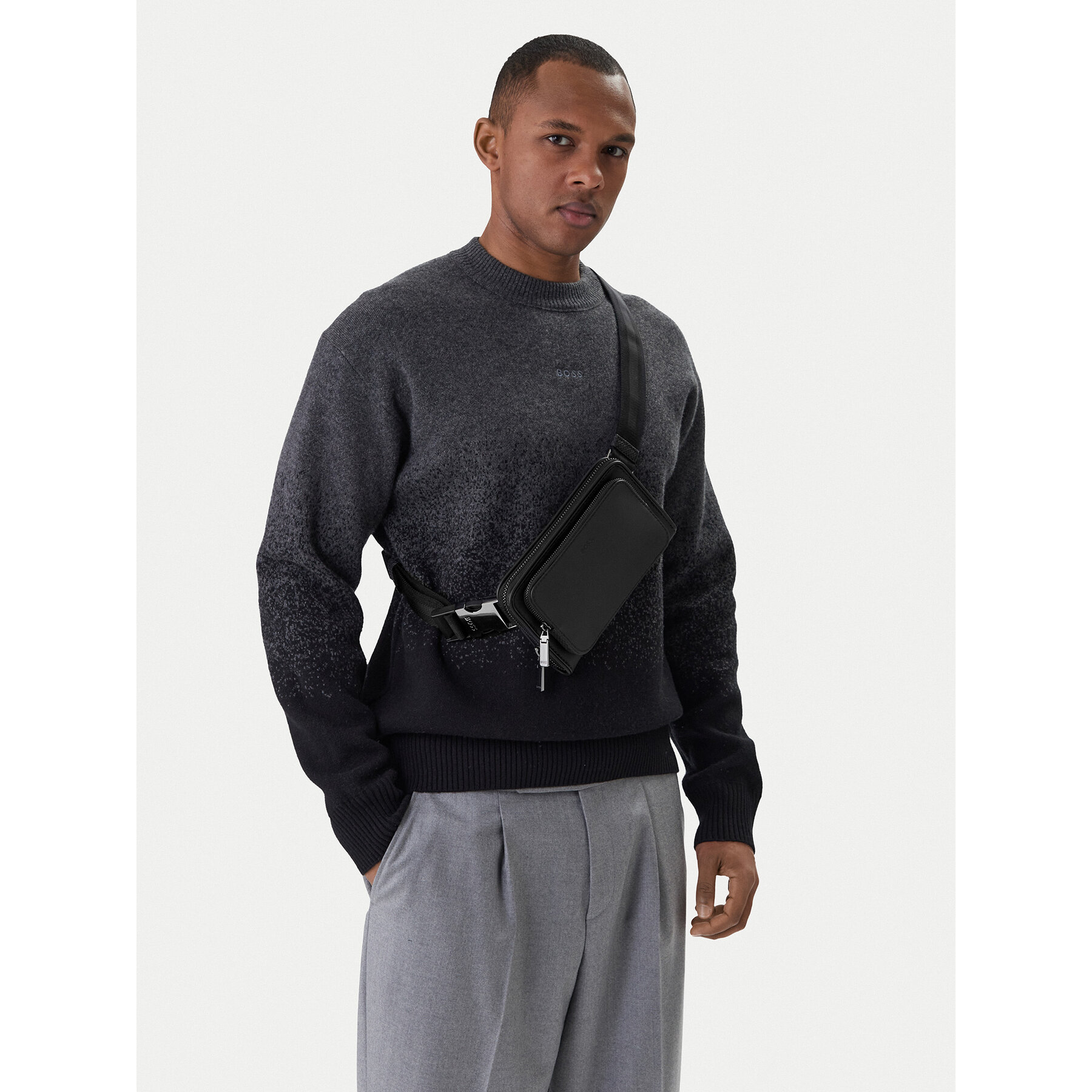 Borsetă BOSS New Crosstown 50557797 Negru