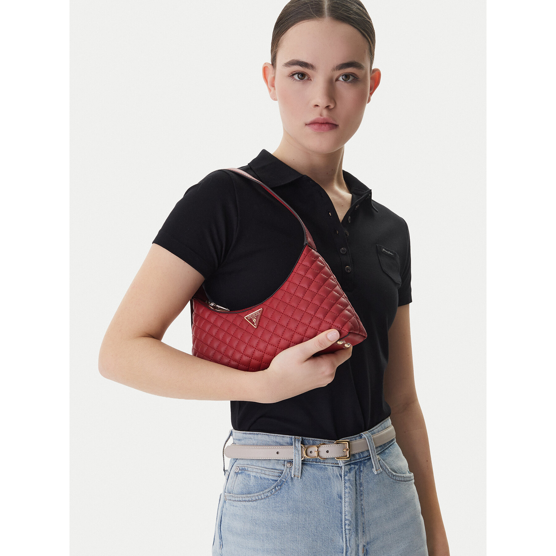 Дамска чанта Guess HWEQG9 54117 Червен