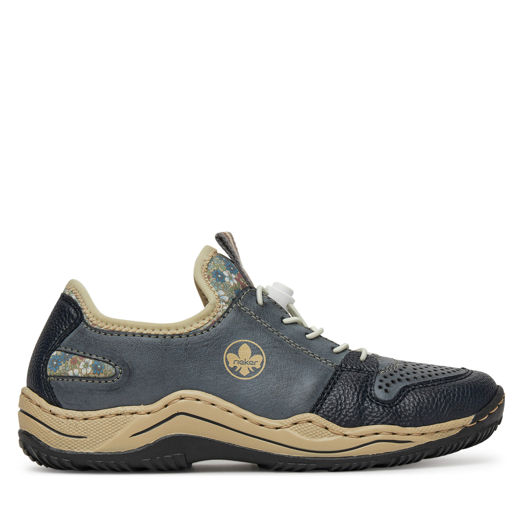 Sneakersy Rieker L0538-14 Tmavomodrá