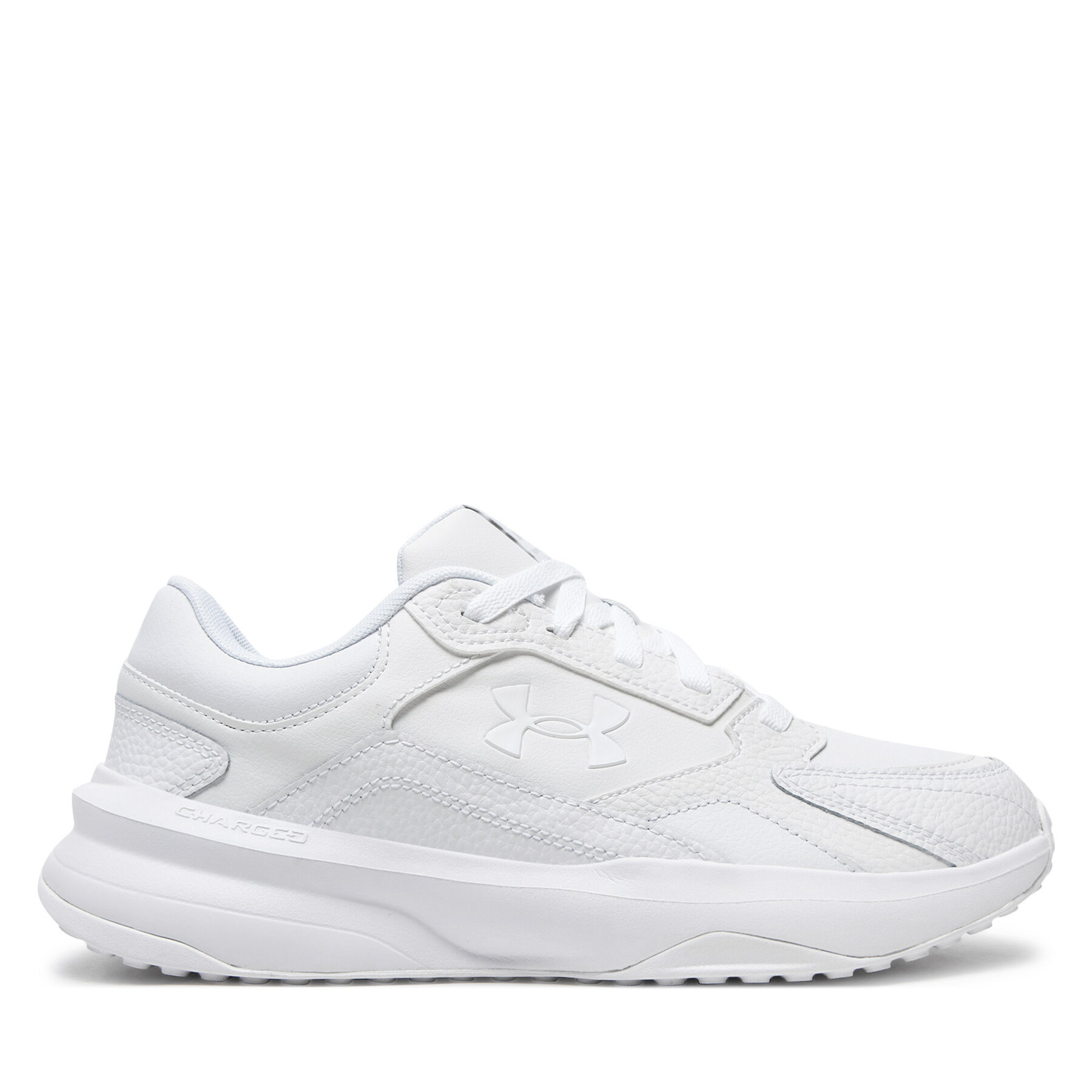Sneakersy Under Armour Ua Edge Lthr 3028375-100 Biela