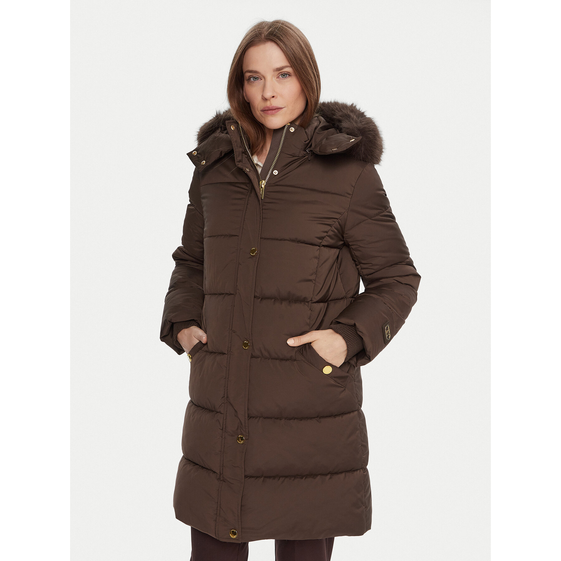 Marciano Guess Winterjacke 5BGL18 7378A Braun Regular Fit