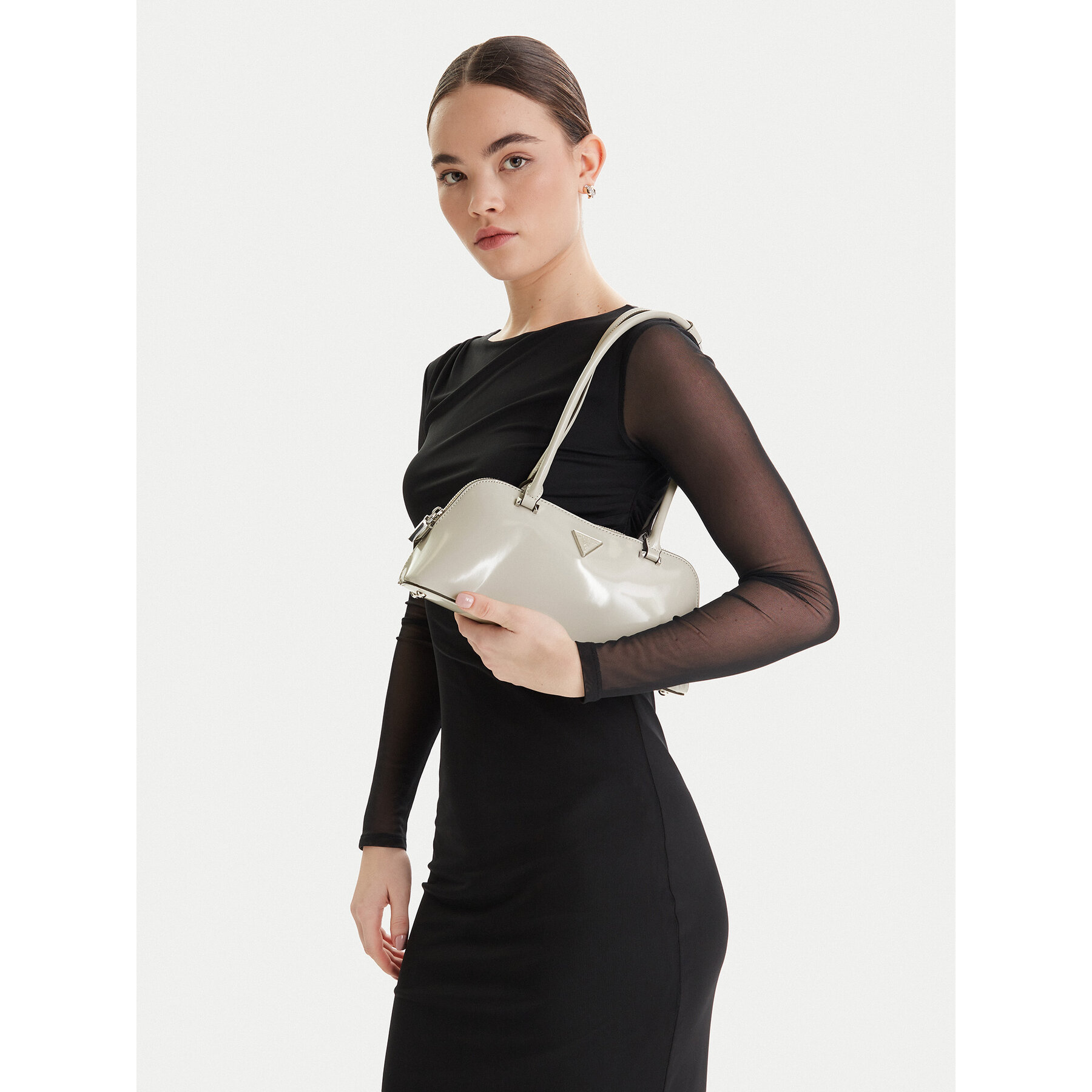 Дамска чанта Guess Arnela Mini HWNY94 96080 Сив