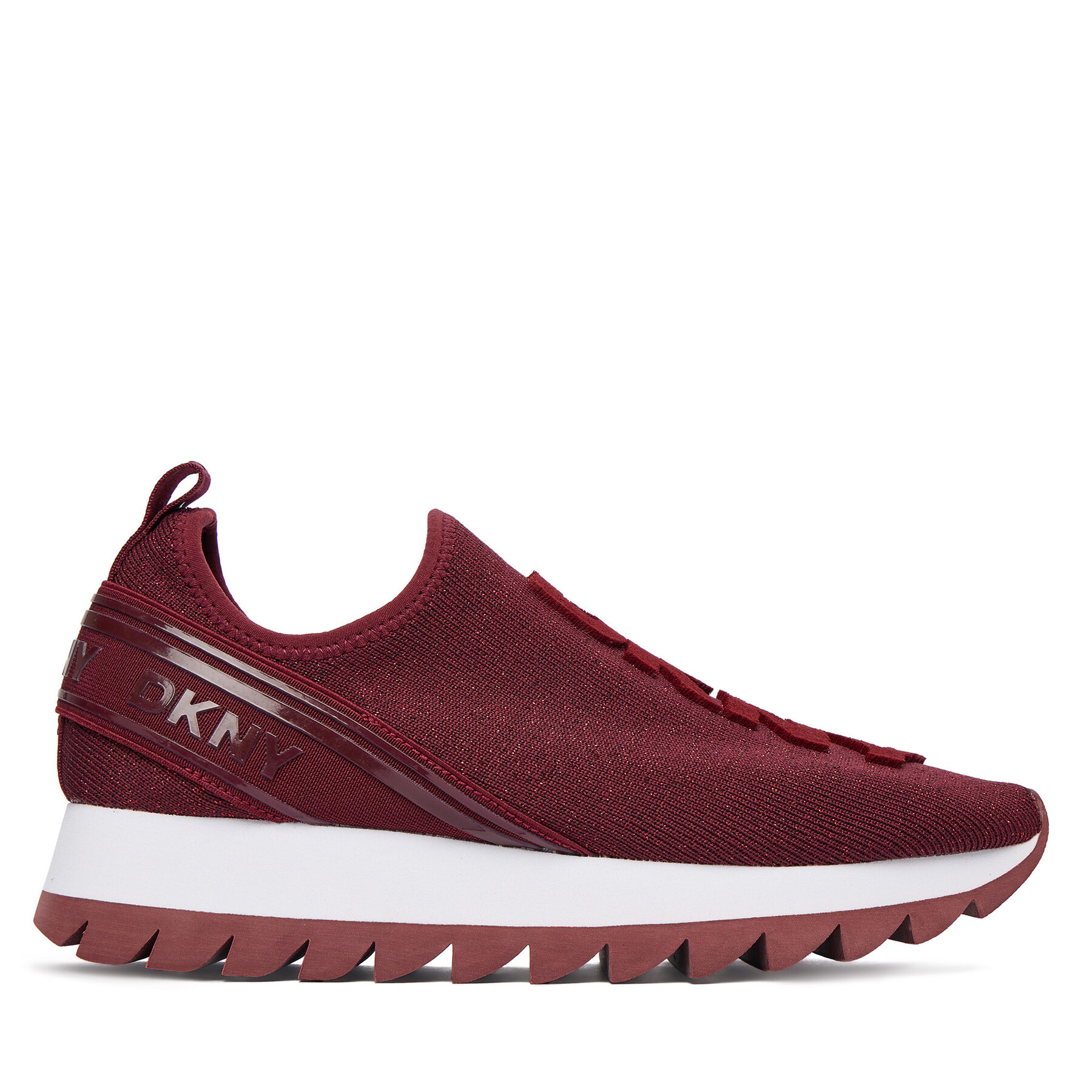 Сникърси DKNY Abbi Logo Slip-On K3502004 Бордо