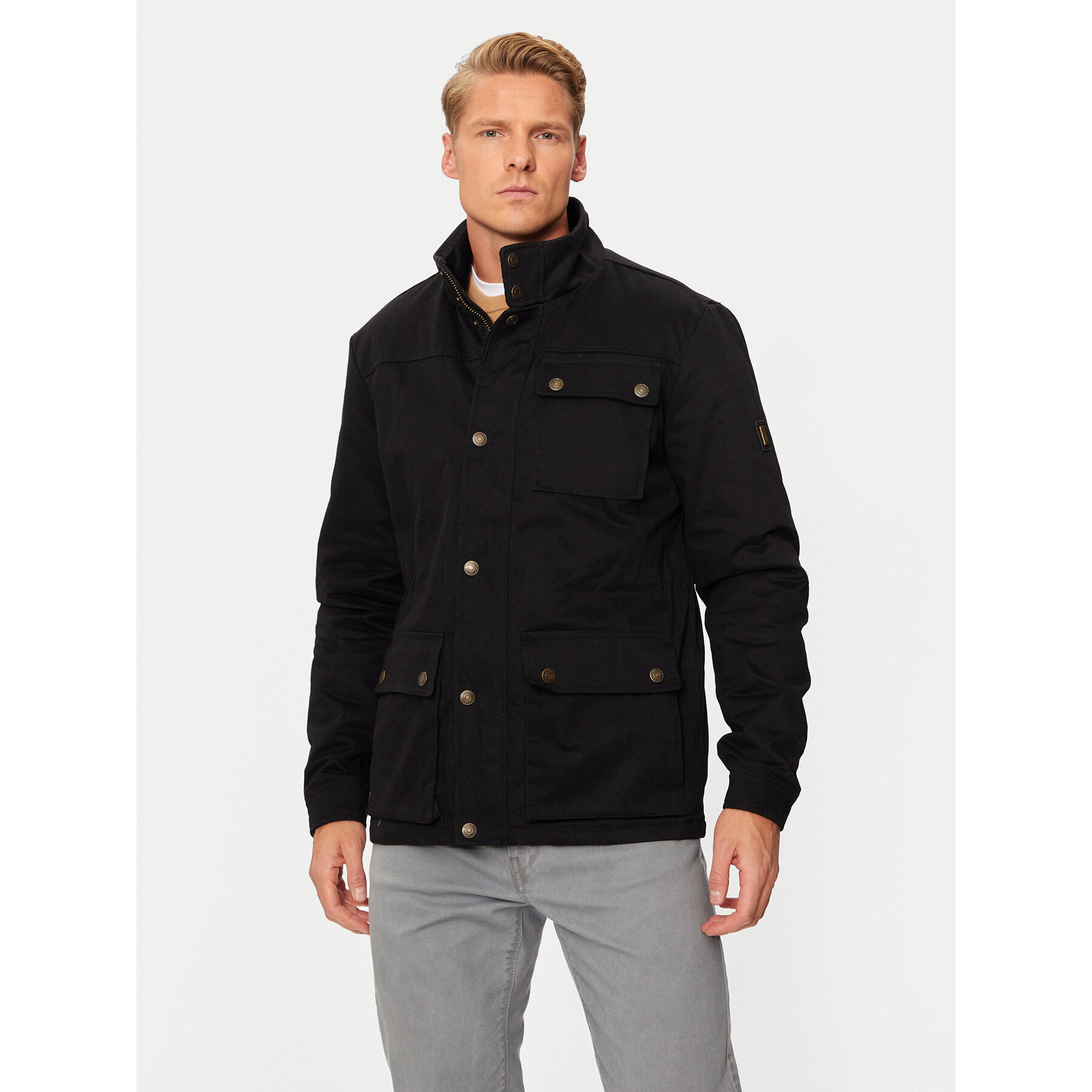 U.S. Polo Assn. Übergangsjacke MUP3598 Schwarz Regular Fit
