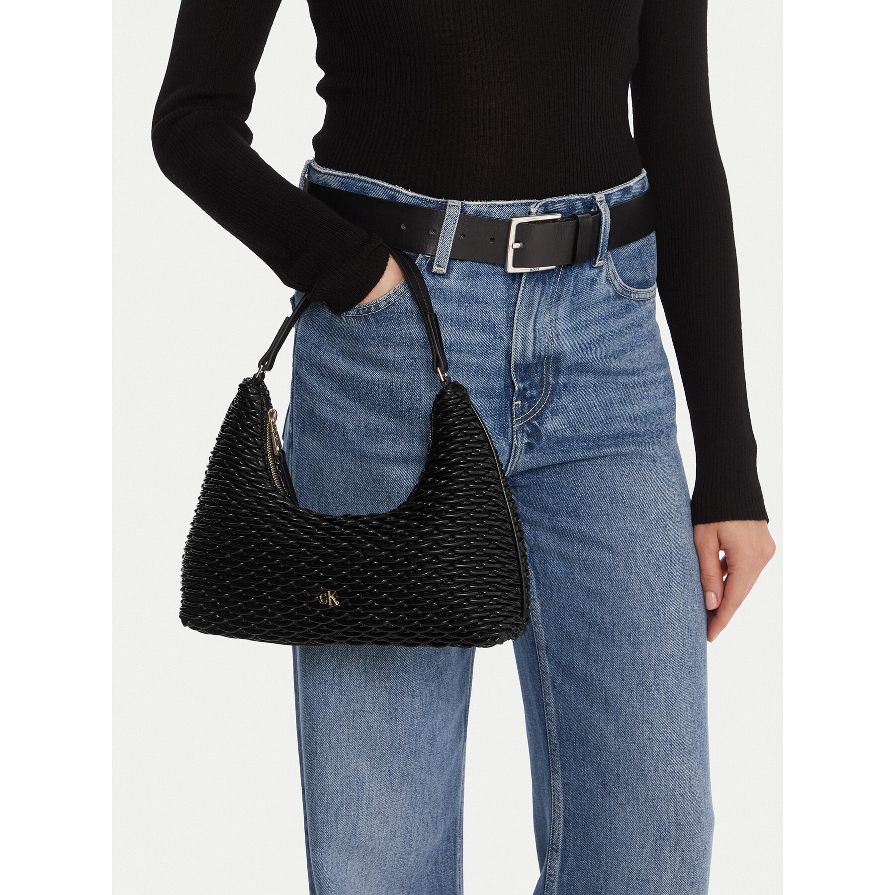 Дамска чанта Calvin Klein LV04F3293G Черен