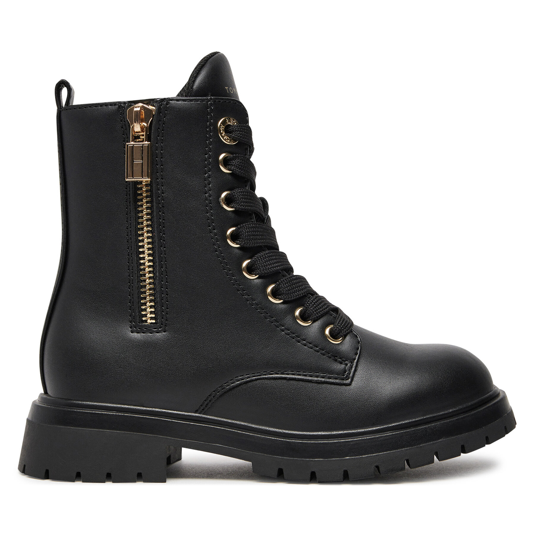 Scarponcini Tommy Hilfiger Lace-Up Bootie T3A5-33567-1351 M Nero