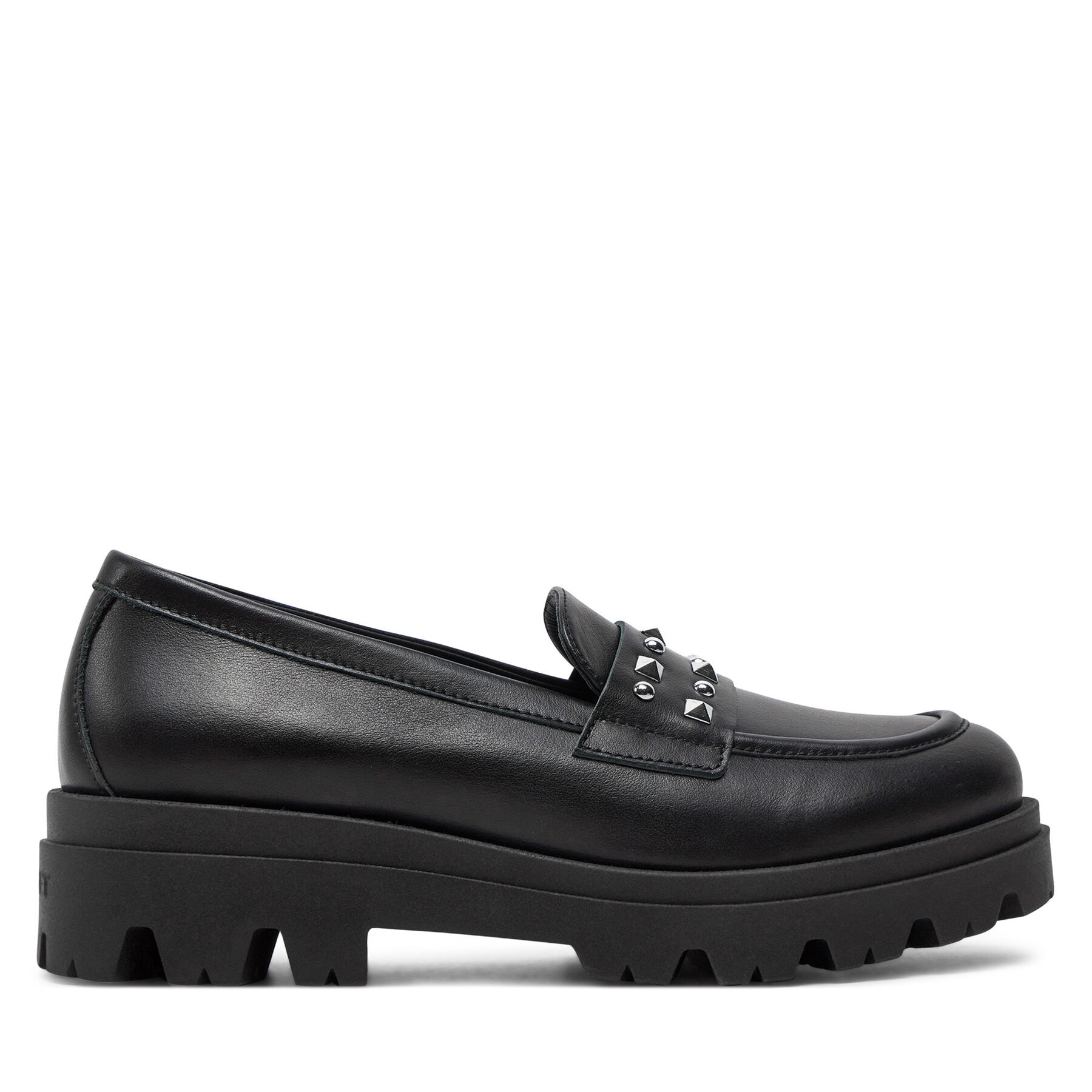 Loaferek TWINSET Mocassino 242GCJ024 Fekete akciós termékkép 1