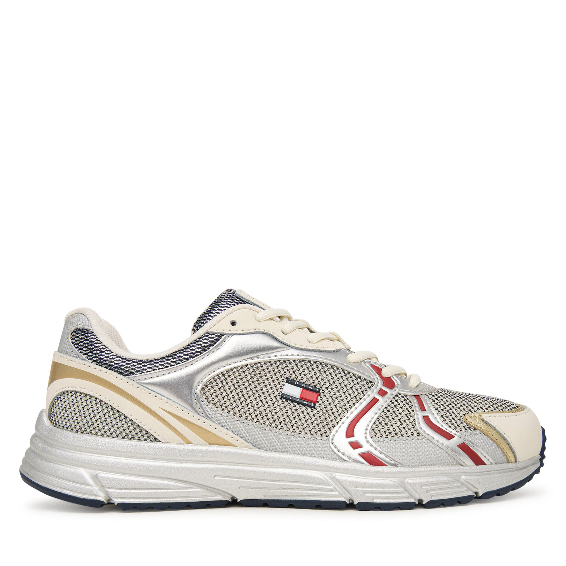 Сникърси Tommy Jeans Tjw Modern Runner Metallic EN0EN03153 Сив