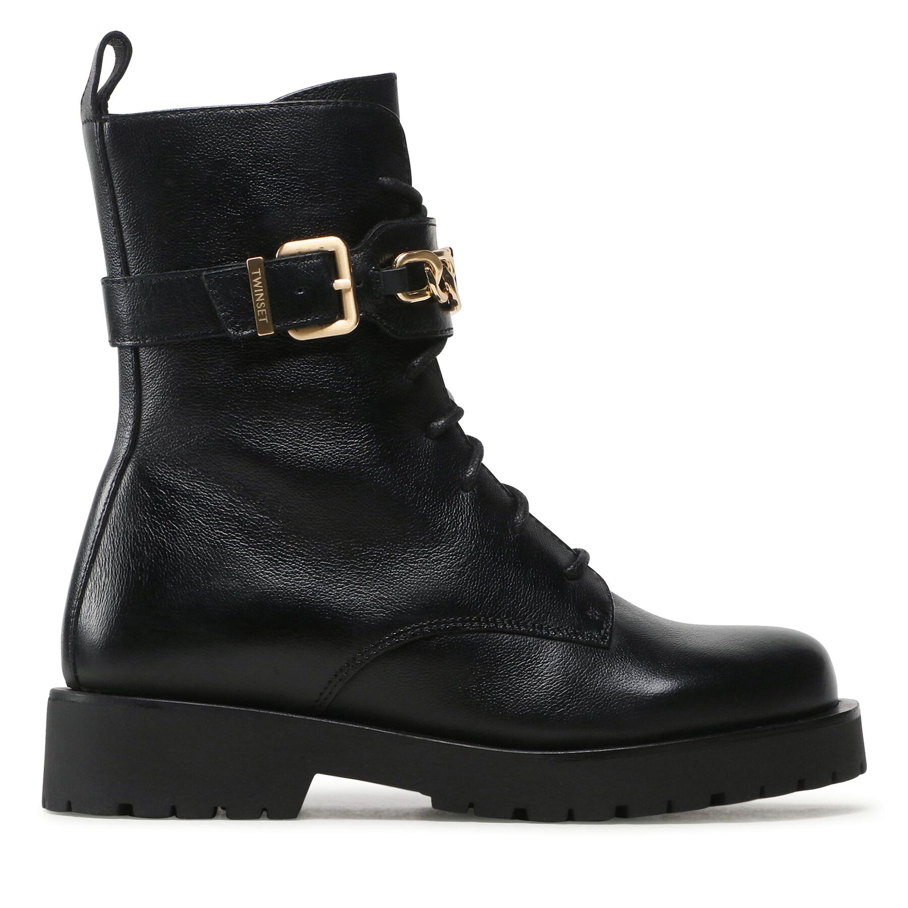 Damskie Botki TWINSET, Rozmiar 37 Czarny 232TCP060