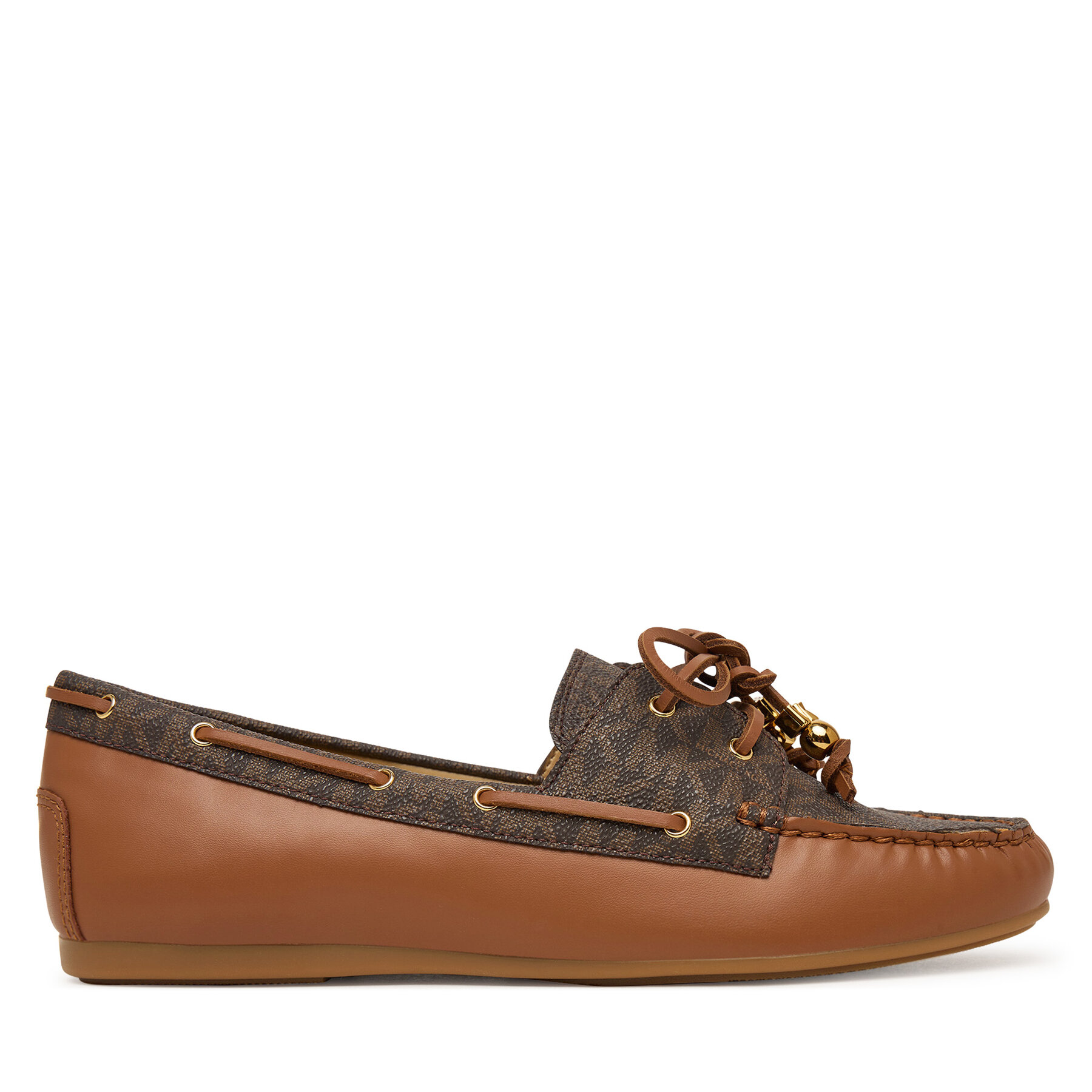 Μοκασίνια MICHAEL Michael Kors Fallon Moc 40S6FAFR1B Καφέ